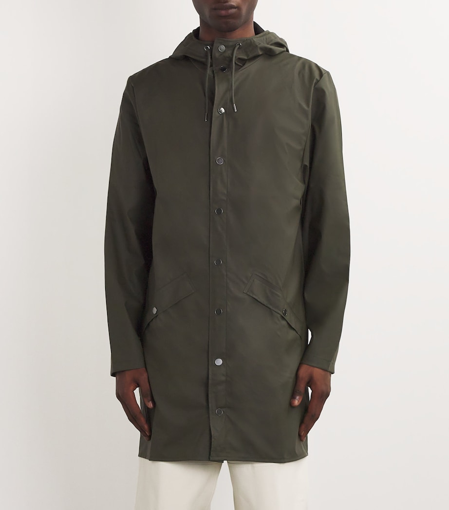 Core Longline Rain Jacket GREEN Image 3