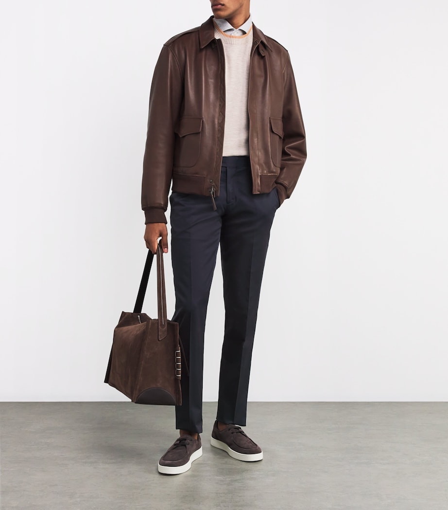 Cotton Drop Reg Trousers 850BL Image 2