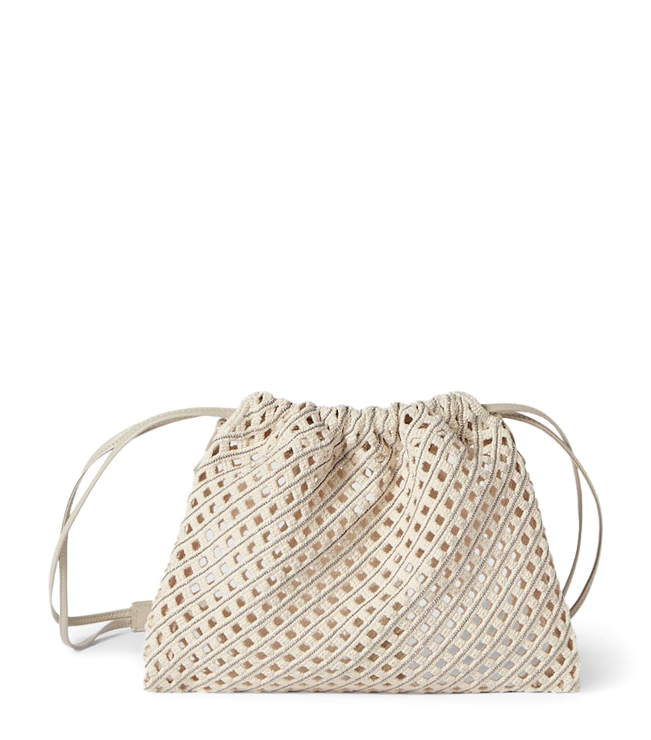 Brunello Cucinelli Crochet Pouch Bag Image 1
