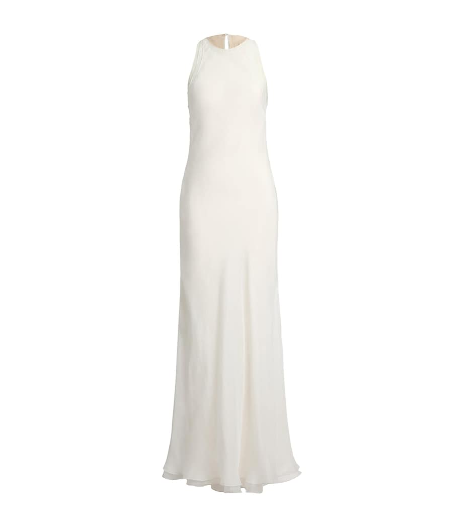 Mulberry Silk Zachary Dress CREAM Image 1