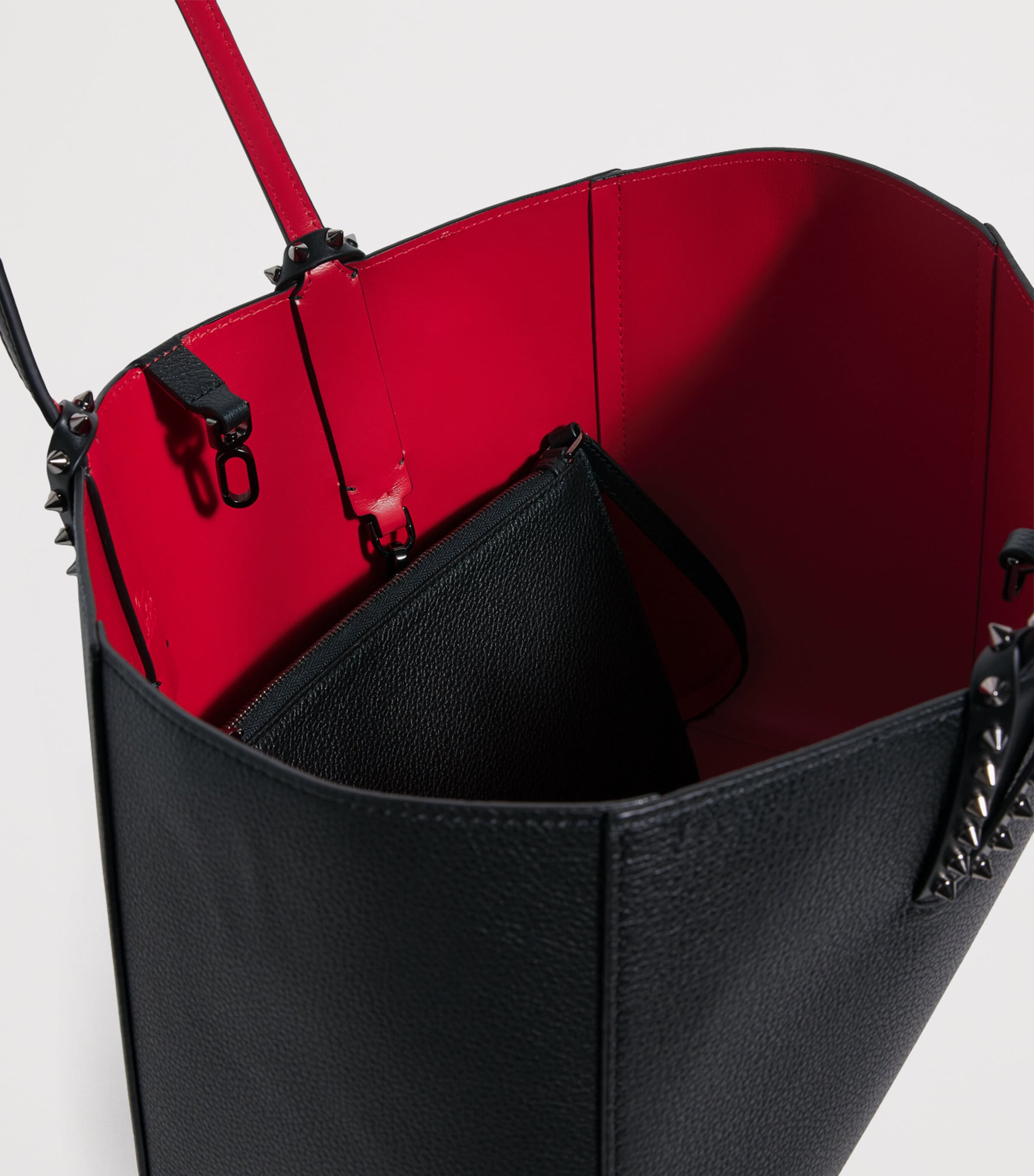 Cabata Small Calfskin Tote Bag B078 Image 4