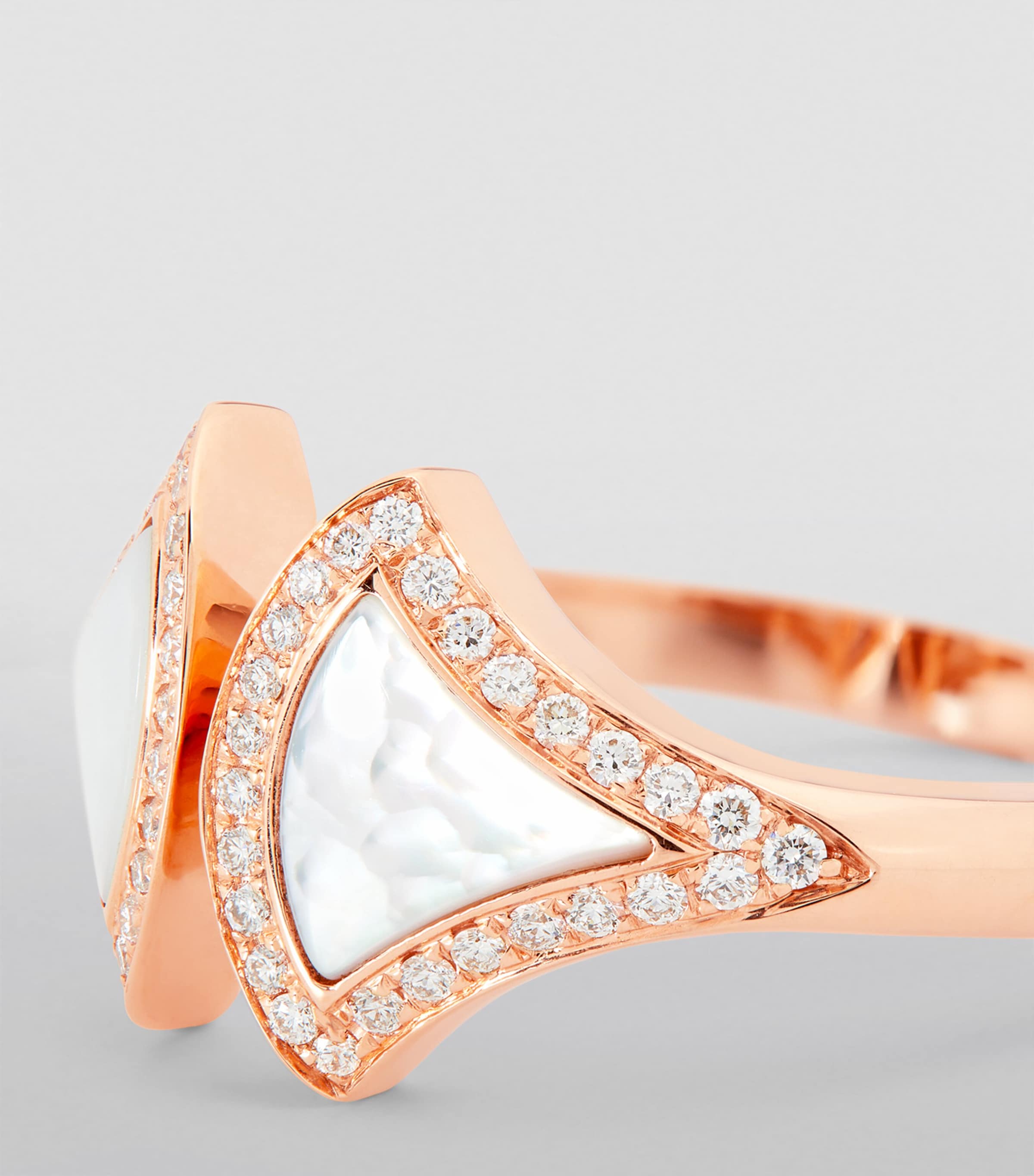 Rose Gold, Diamond and Mother-of-Pearl Divas' Dream Ring PINK GOLD Image 4