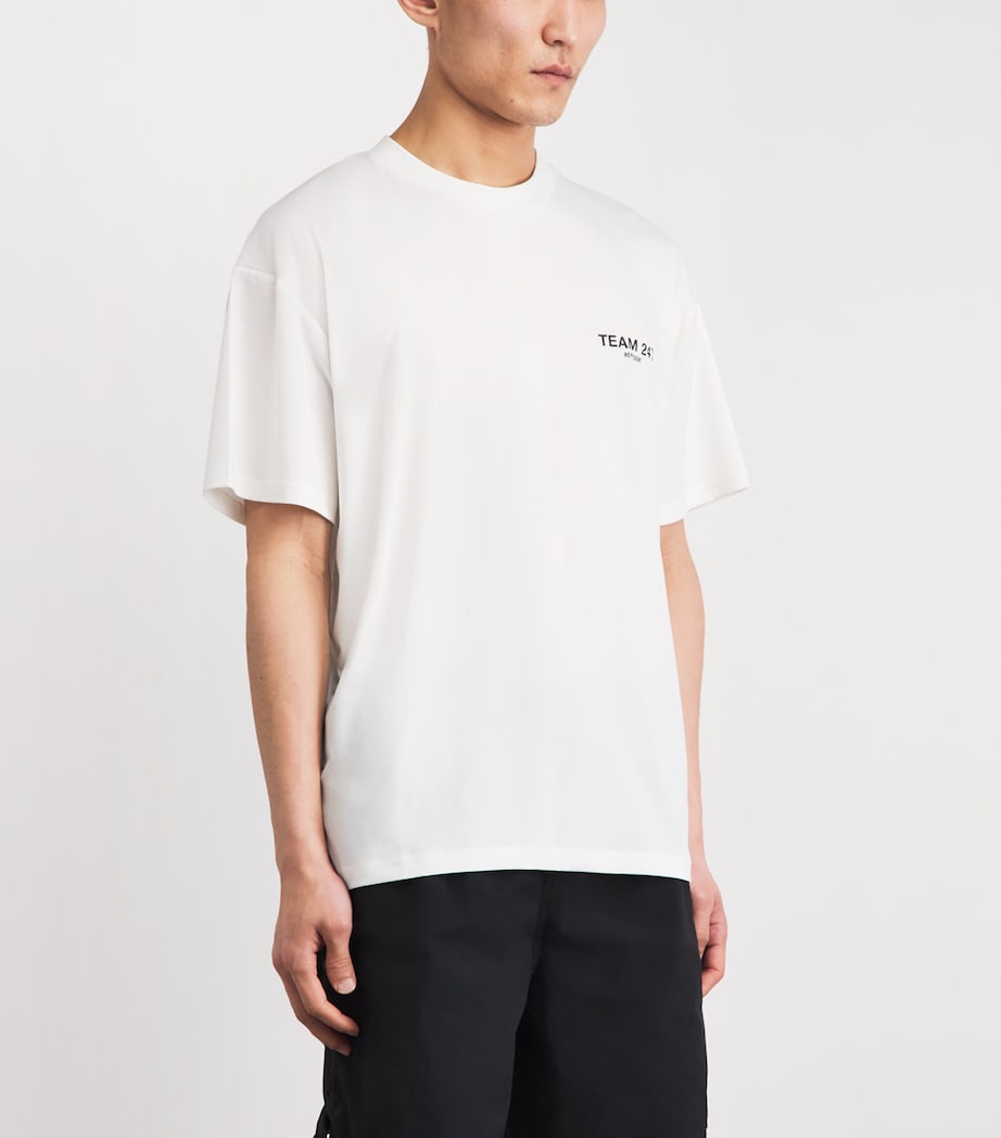 Represent 247 Mens Team 247 T-Shirt Flat White Image 4
