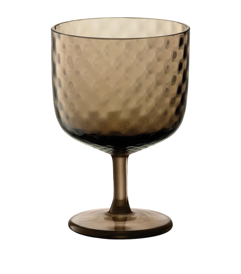 Set of 2 Dapple Wine Glasses (325ml) BROWN/MOCHA Image 1