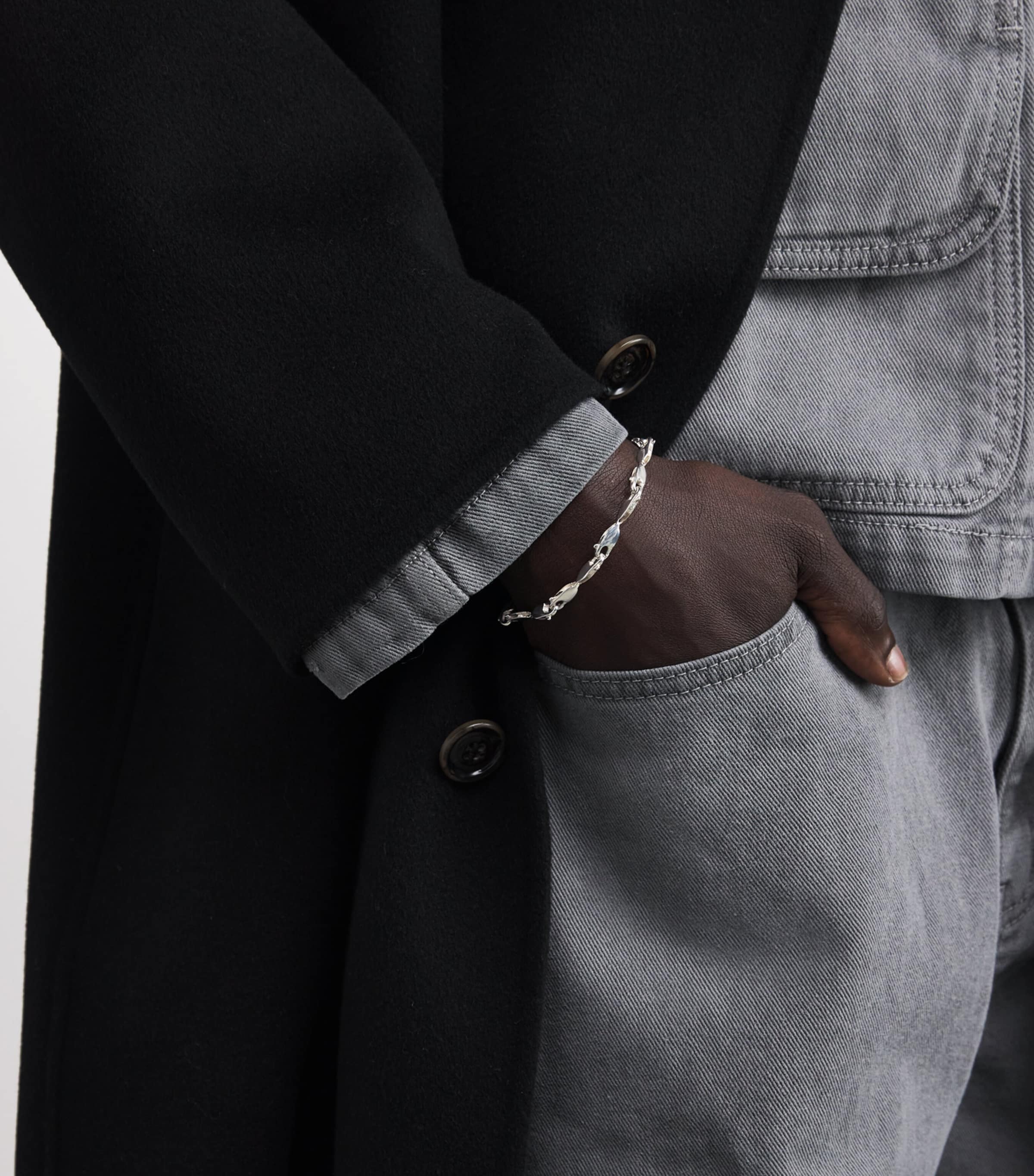 Sterling Silver Lobster Clasp Bracelet SILVER Image 2