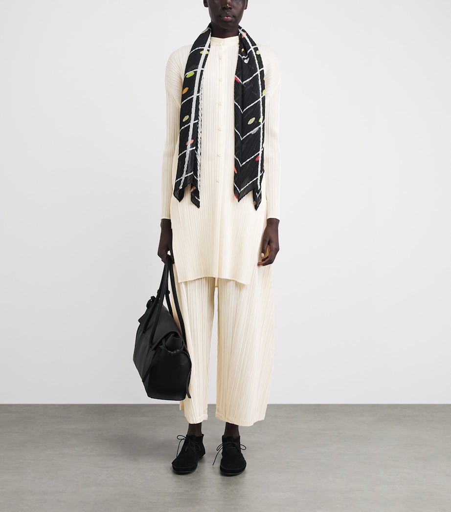 Pleats Please Issey Miyake Womens Thicker Bottoms 2 Trousers Off White Image 2