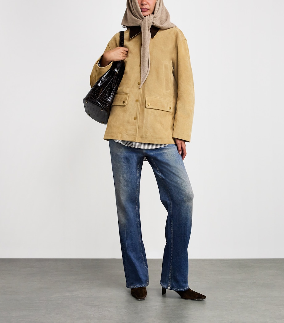 Calf Suede Cassidy Jacket TAN Image 2