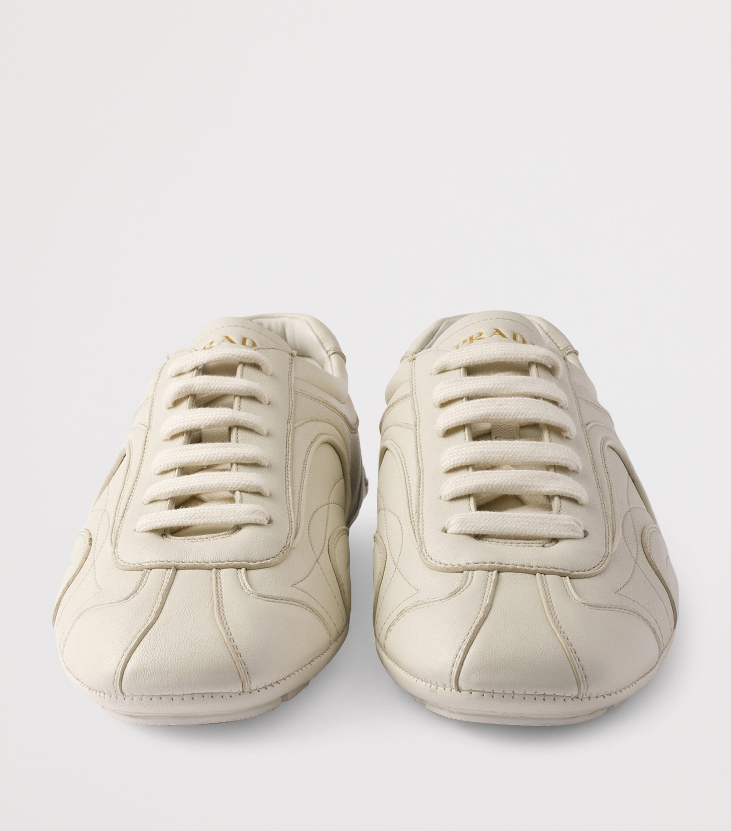 Nappa Leather Antiqued Sneakers F0K74 Image 5