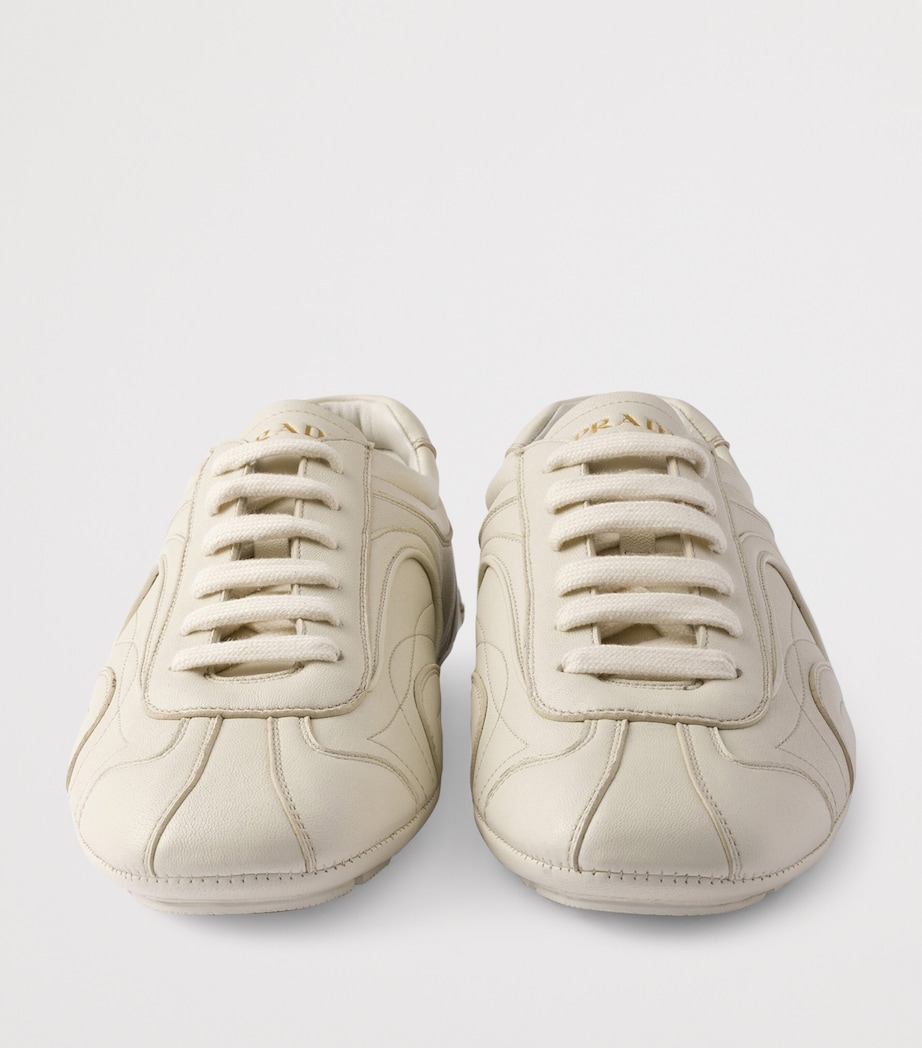 Nappa Leather Antiqued Sneakers F0K74 Image 5