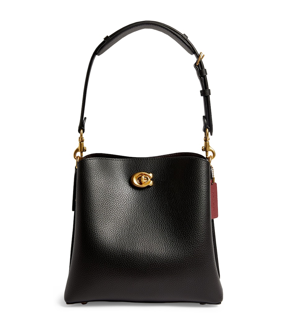 Coach Leather Willow Bucket Bag Black Image 1