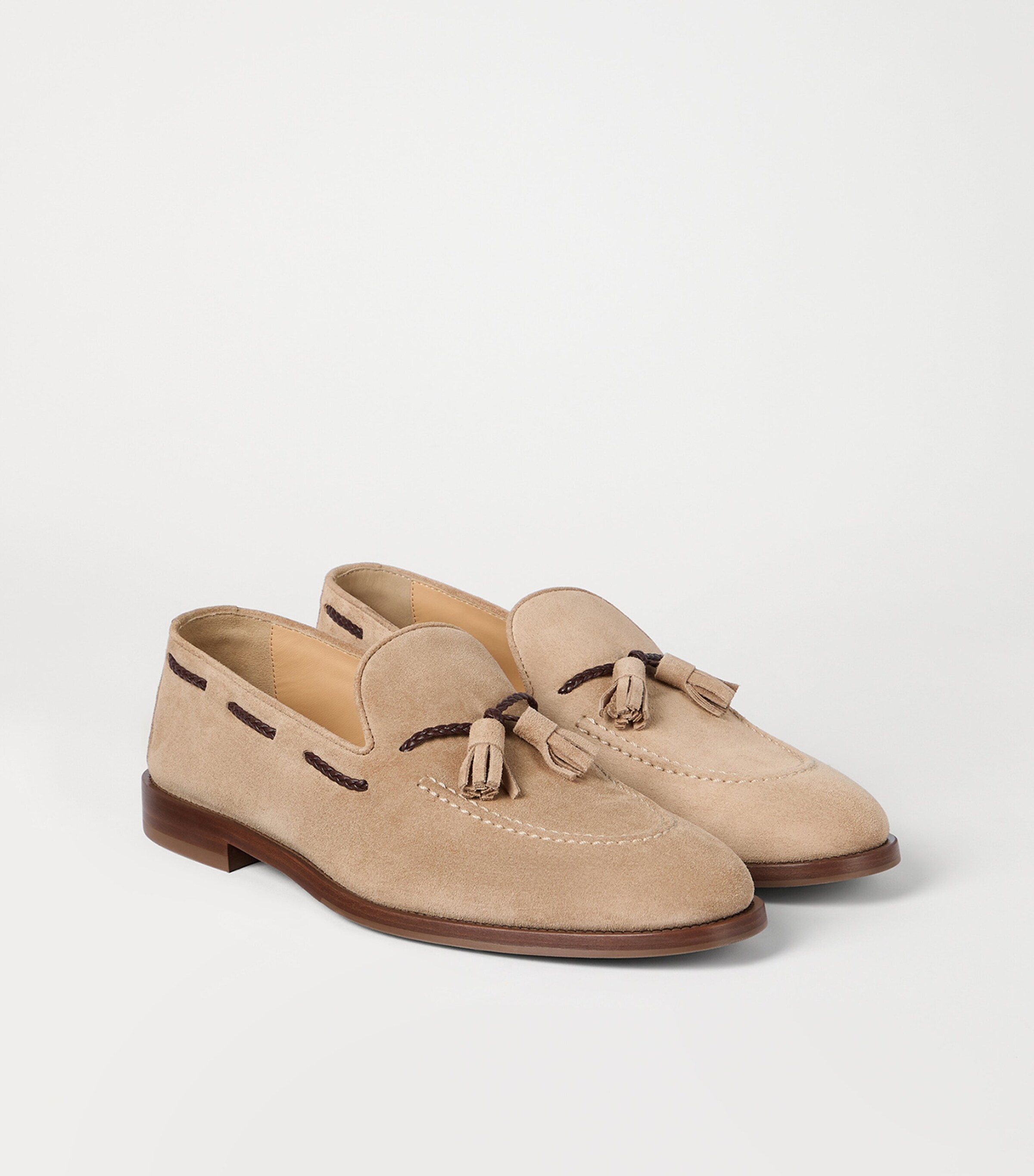 Brunello Cucinelli Suede Tassel Loafers Image 3