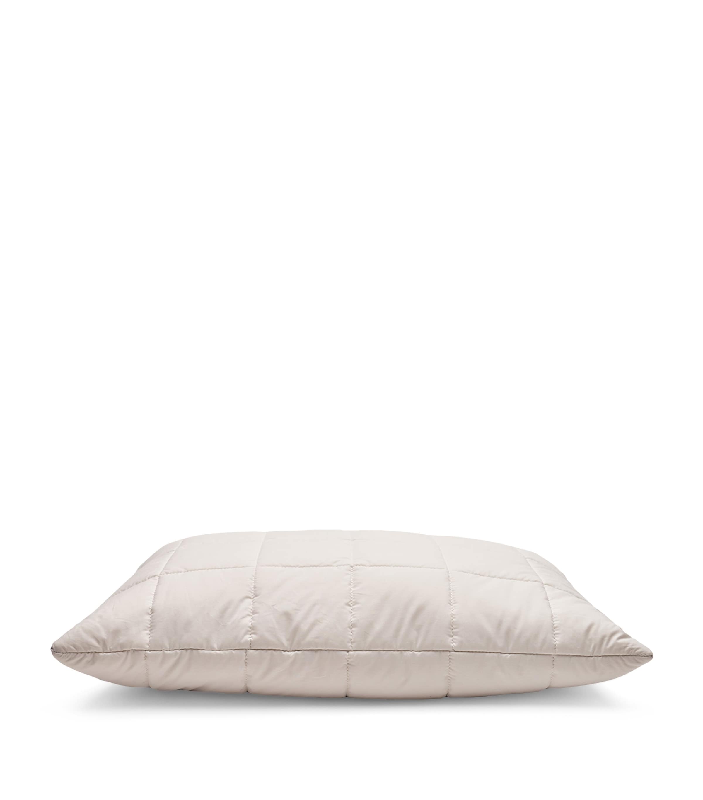 Adjustable Wool-Filled Pillow (75cm x 50cm) WHITE Image 6