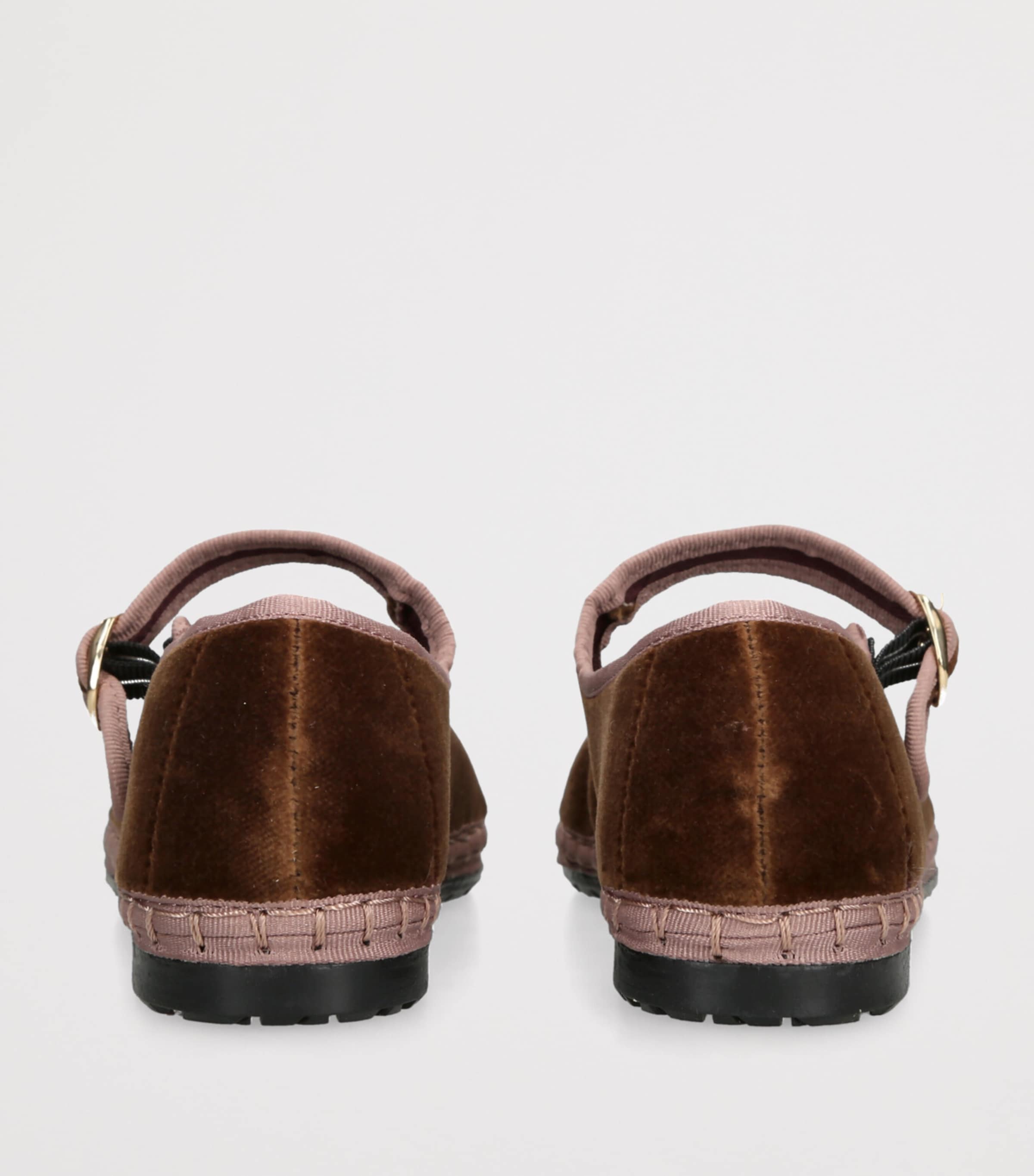 Flabelus Velvet Balthasar Mary Janes Brown/oth Image 2