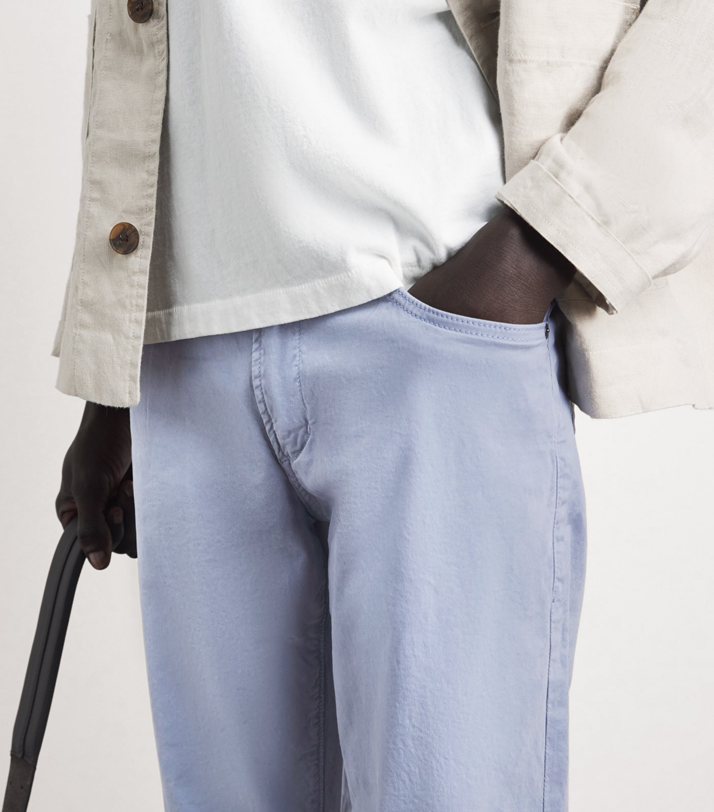 Citizens of Humanity Mens Canvas Gage Jeans Glacier(blchd Indgo) Image 3