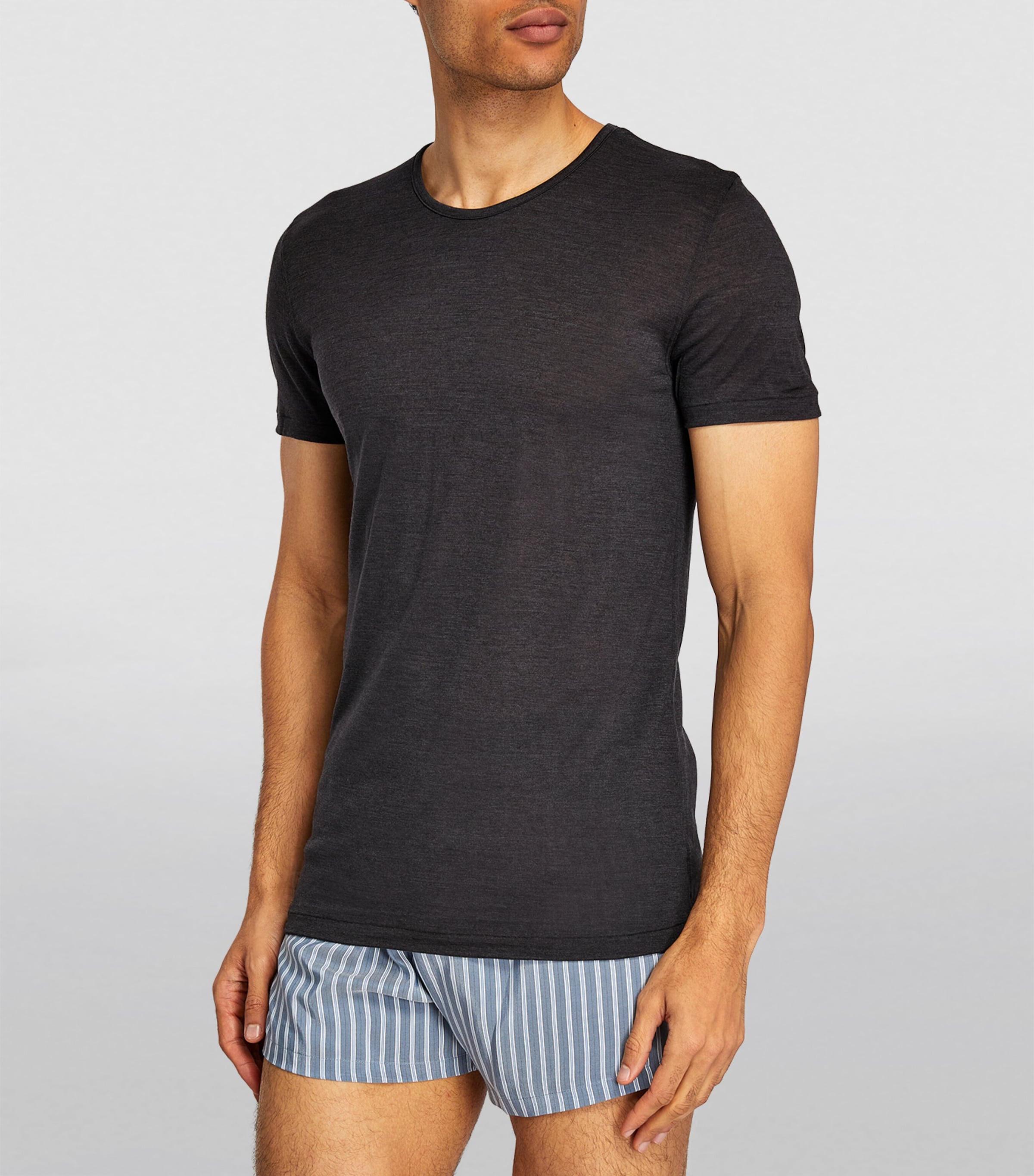 Zimmerli Grey Thermal T-Shirt | Harrods US