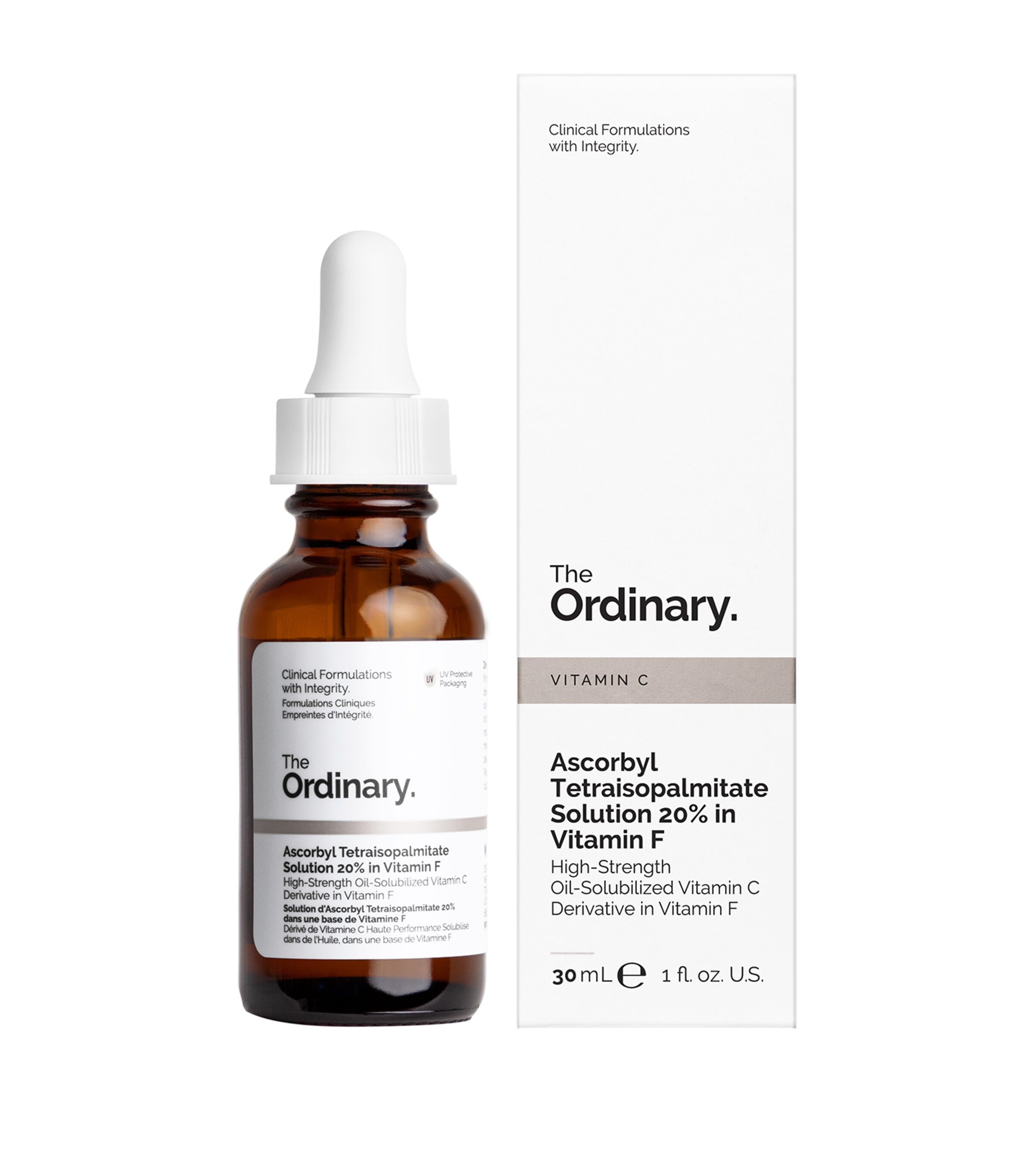 The Ordinary Ascorbyl Tetraisopalmitate Solution 20% In Vitamin F (30ml) Image 2
