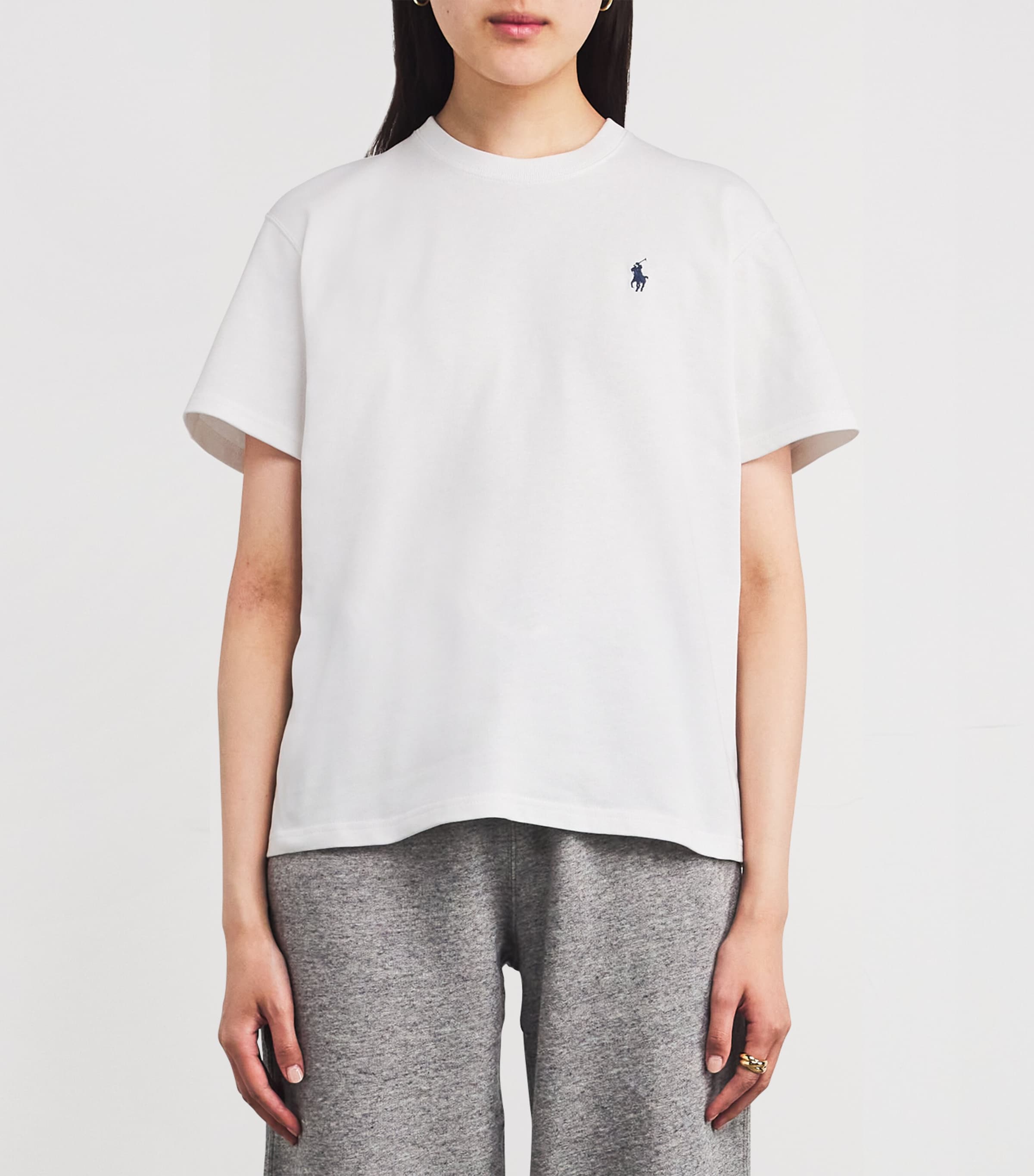 Polo Ralph Lauren White Cotton Polo Pony T-Shirt | Harrods UK