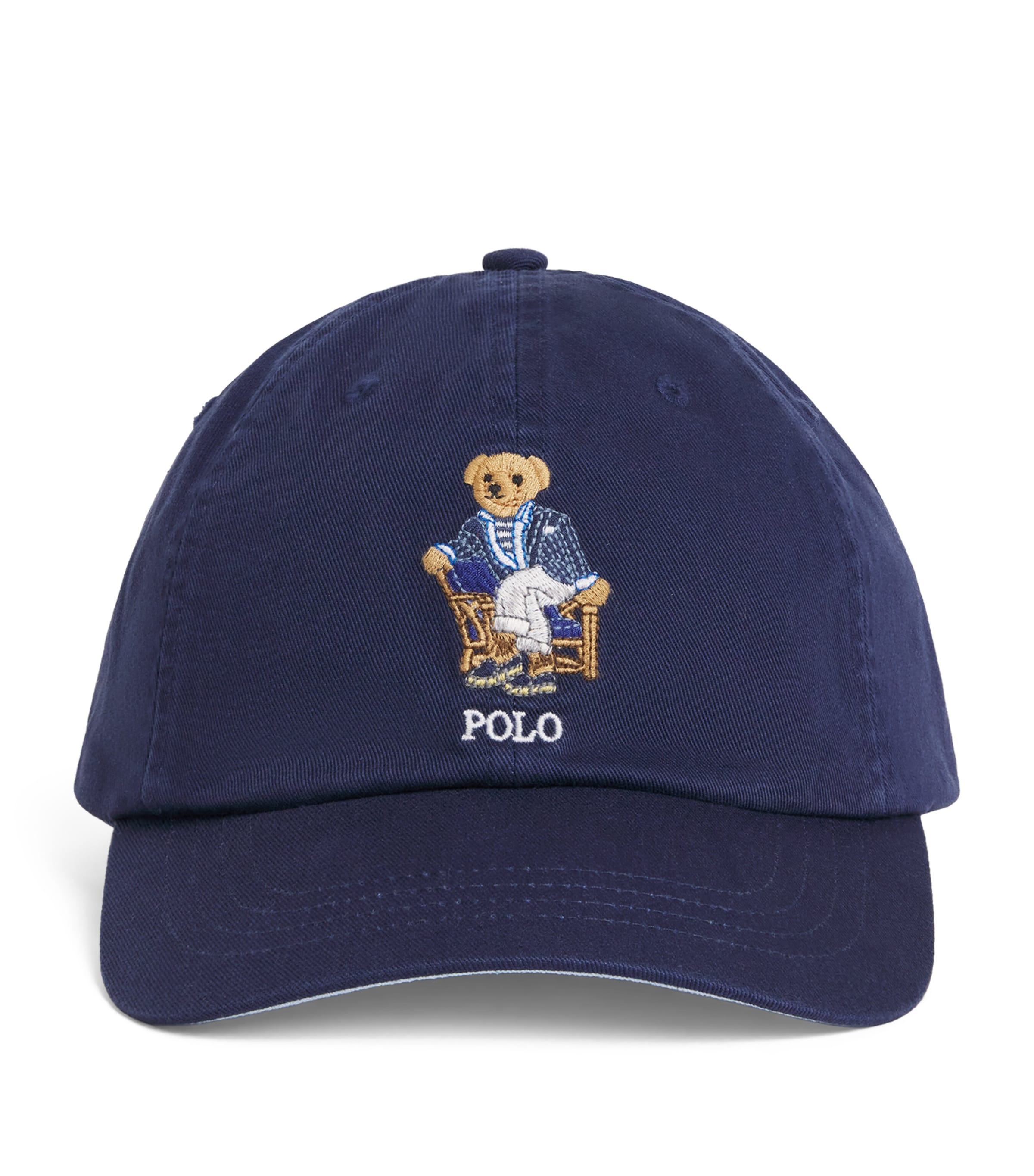Polo Ralph Lauren Cotton Polo Bear Baseball Cap Nport Navy W/nprt Br Image 1