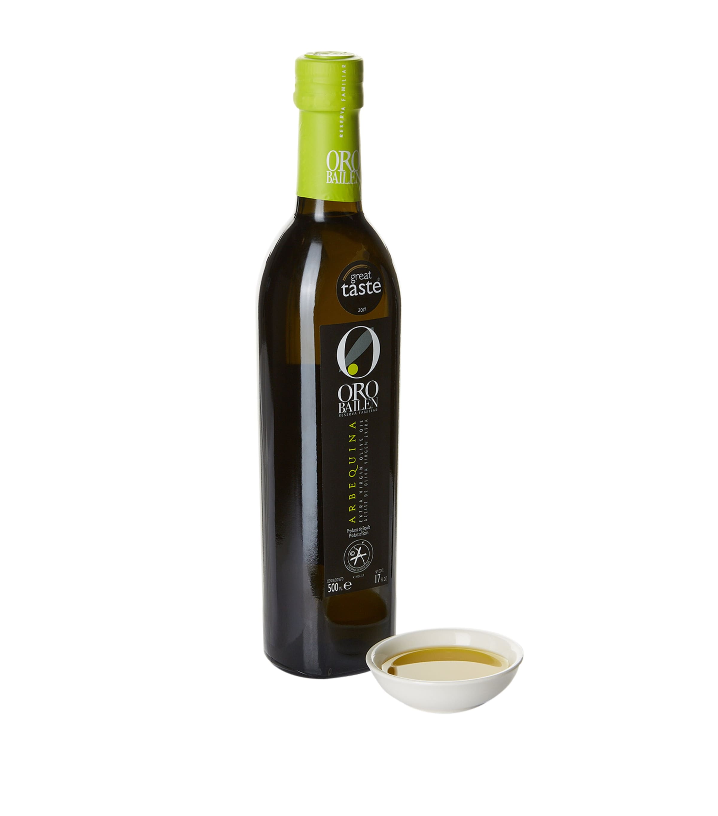 Oro Bailen Reserva Familiar Arbequina Extra Virgin Olive Oil (500ml) Image 2