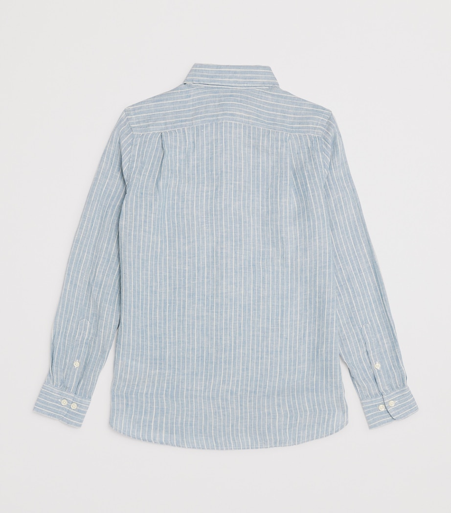 Ralph Lauren Kids Linen Stripe Shirt (6-14 Years) Image 2