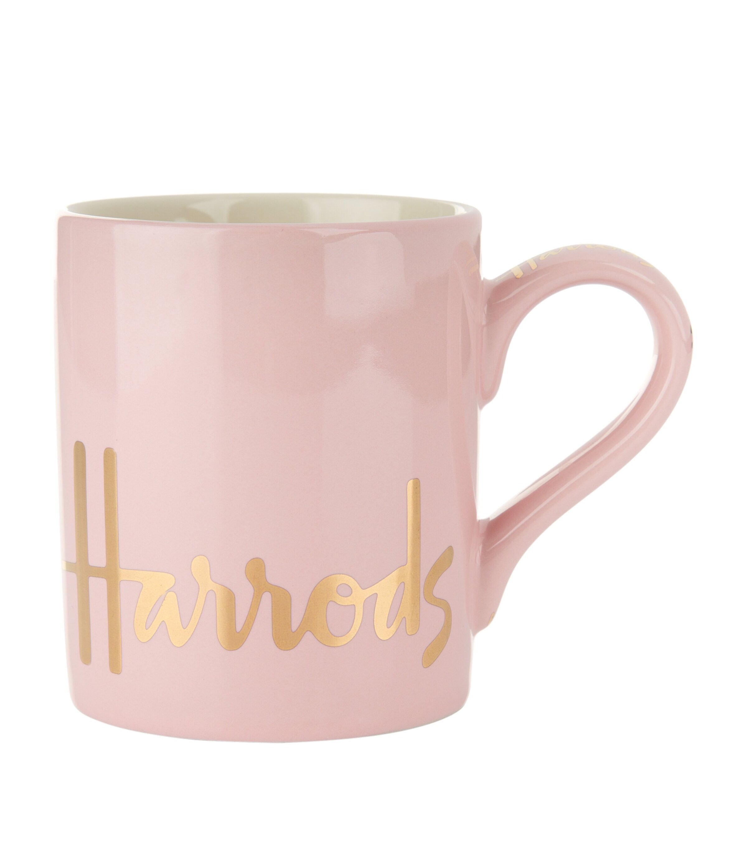Harrods Logo Mug Pink Image 2