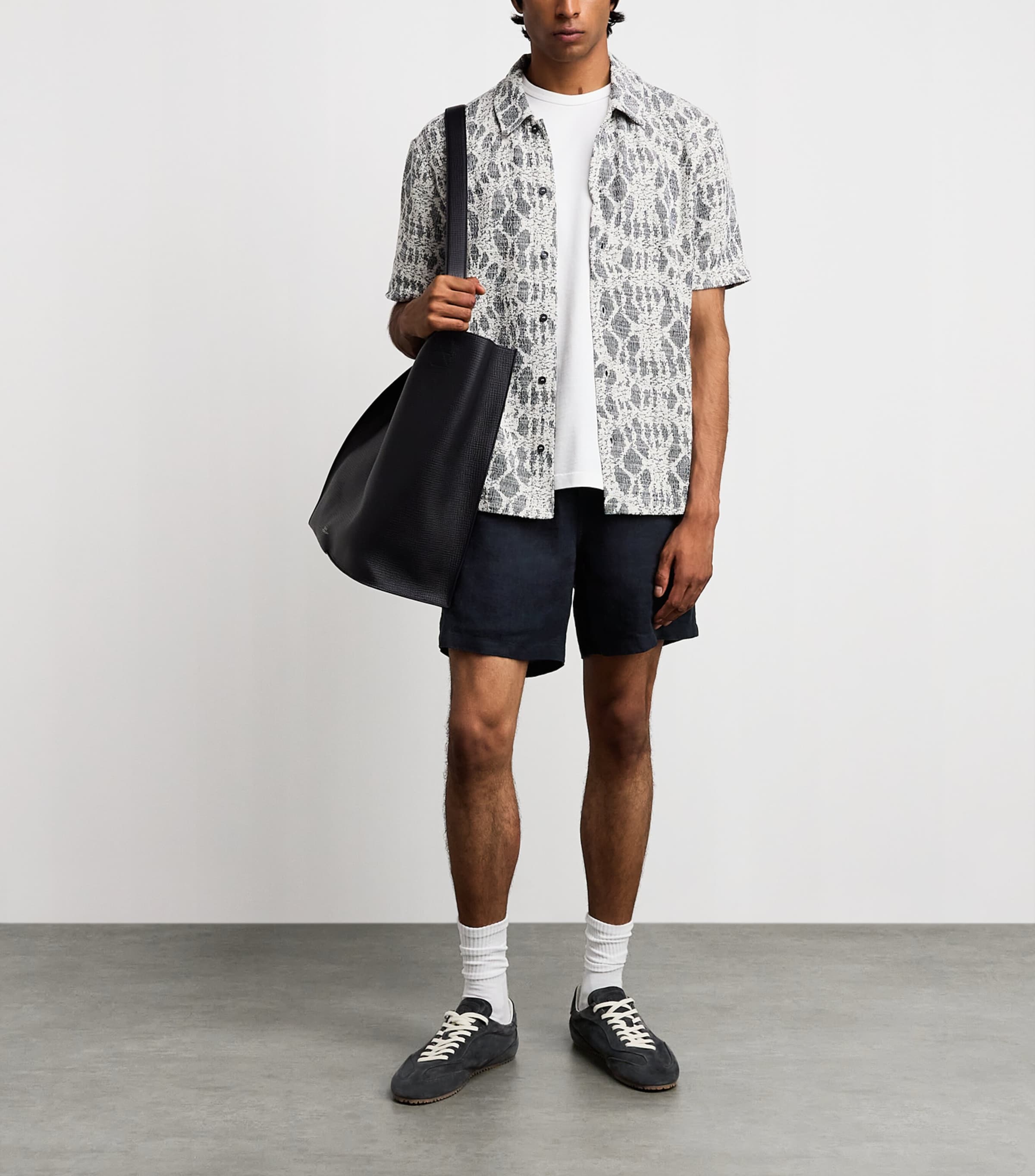 Samsøe Samsøe Mens Linen Chino Shorts Salute Image 2