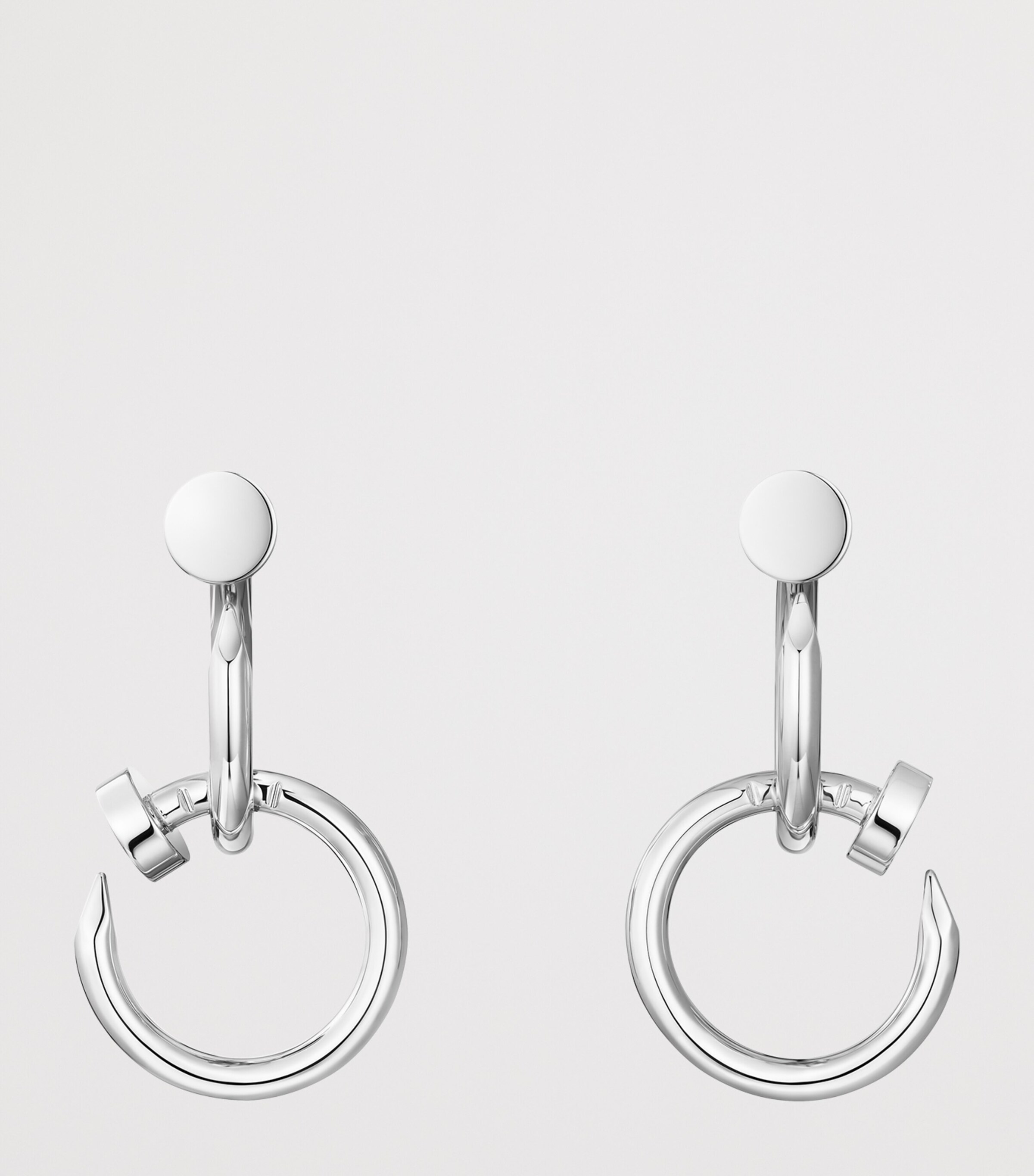 White Gold Juste un Clou Earrings WHITE GOLD Image 7