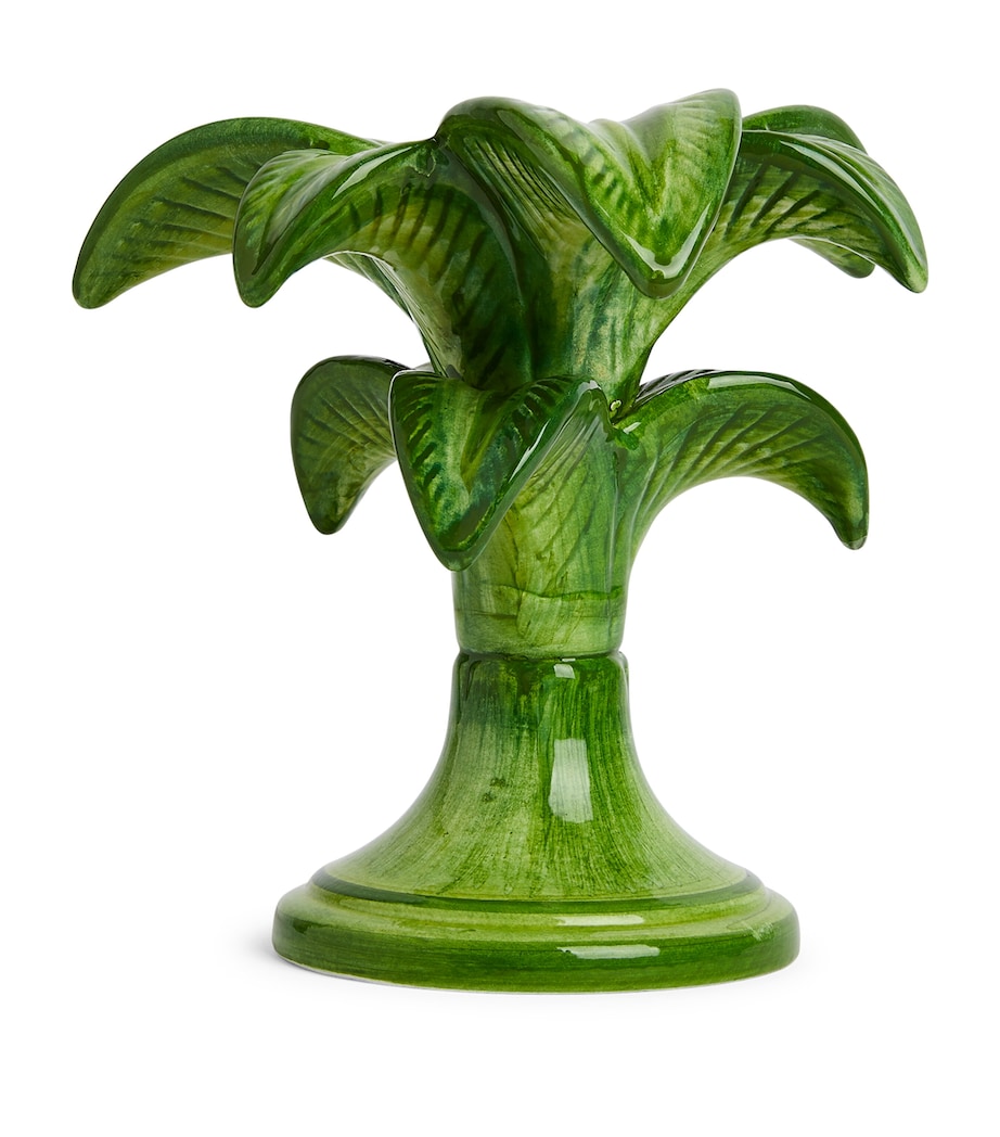Small Palm Tree Candlestick (20cm) MULTI Image 1