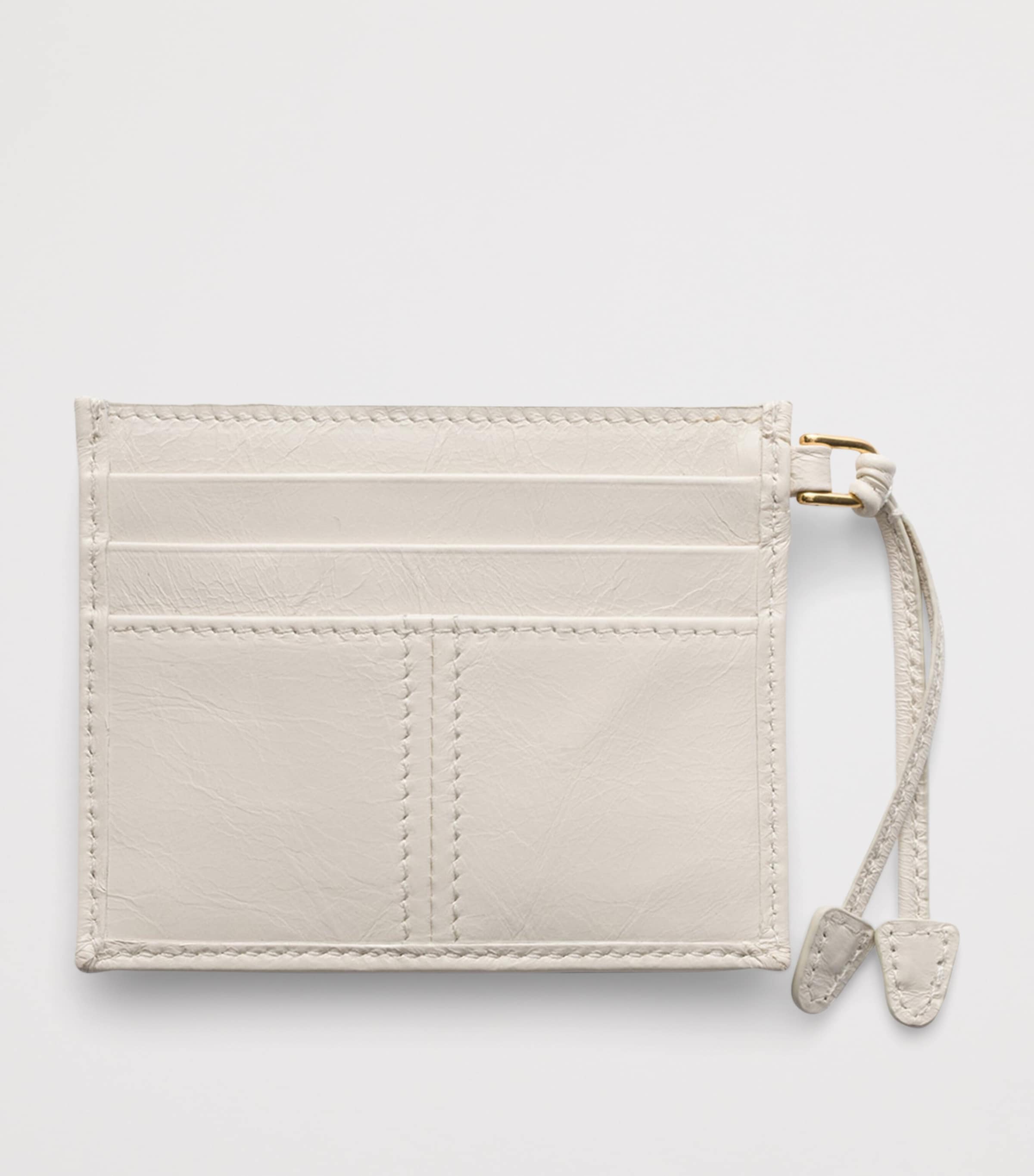 Prada Leather Card Holder White Image 2