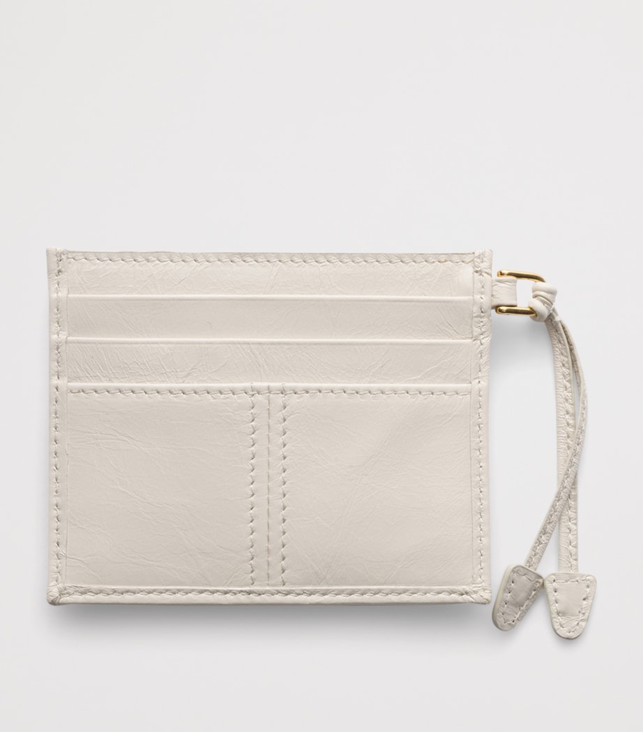 Prada Leather Card Holder White Image 2