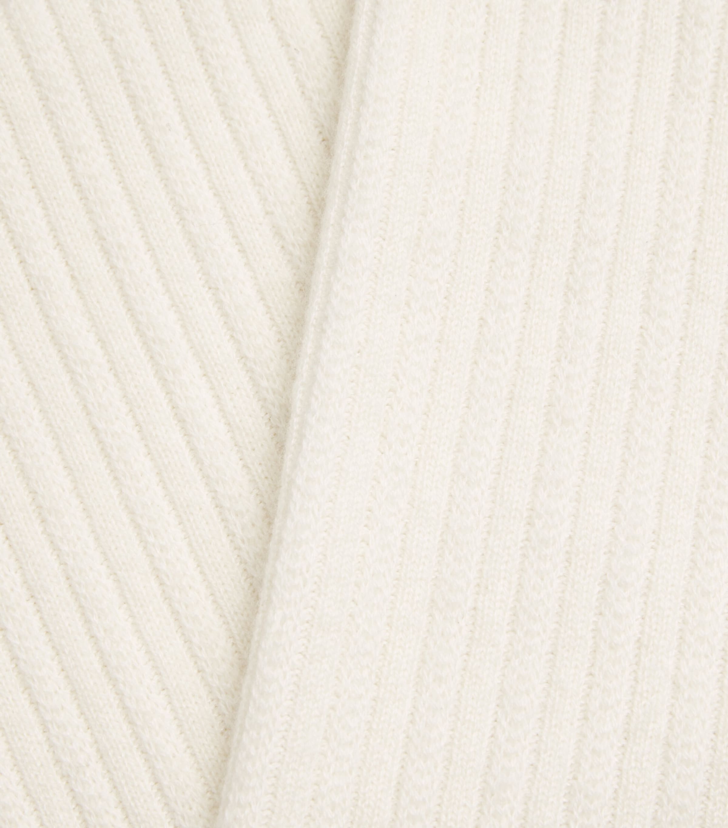 Cashmere Ribbed Trousers CLOUD Image 5