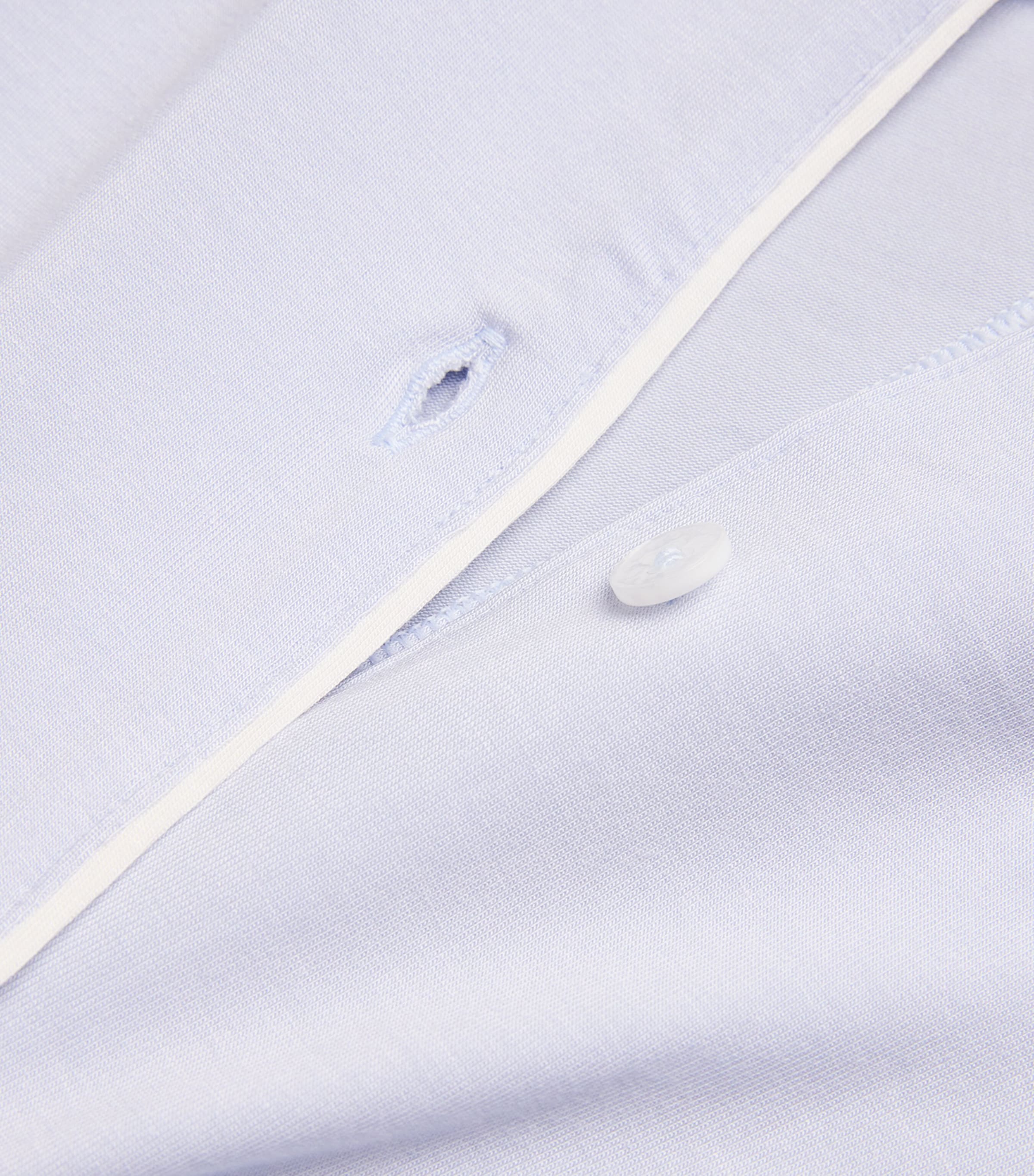 Gisele Long Piped Pyjama Set ICE BLUE/IVORY Image 5