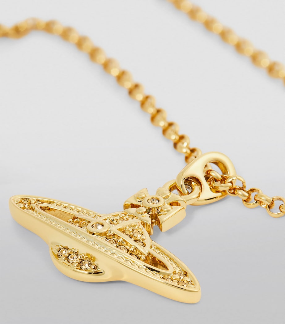 Mini Bas Relief Pendant Necklace R121 GOLD Image 5