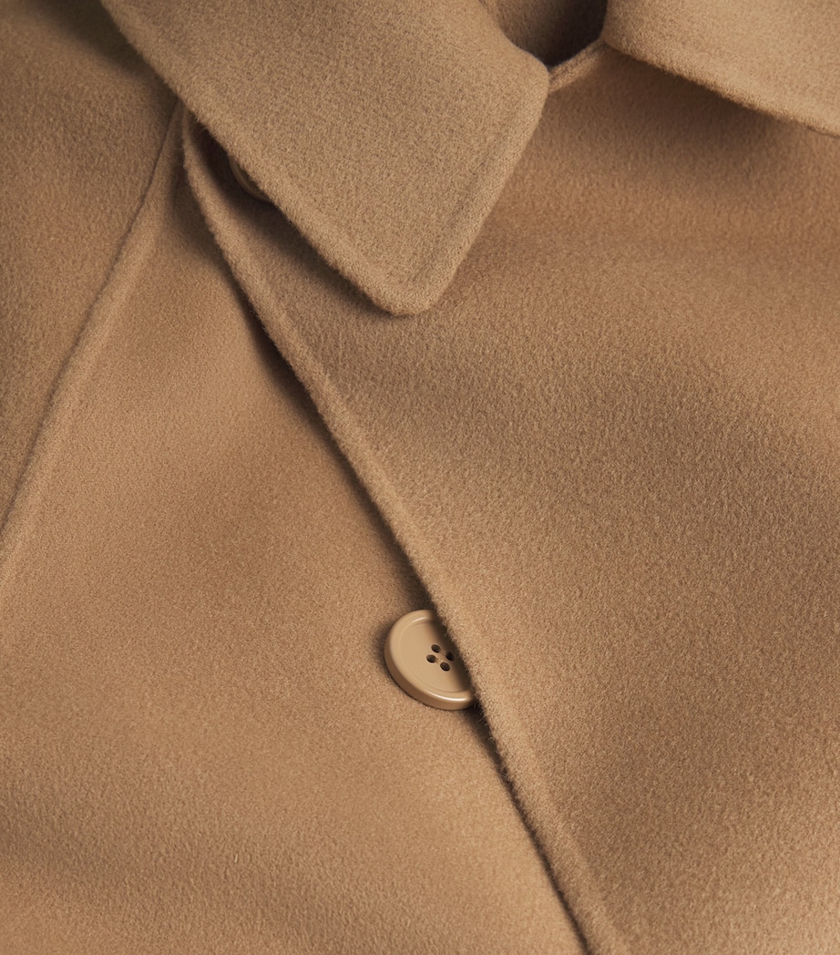 Wool Short Trench Coat CAMEL Image 5