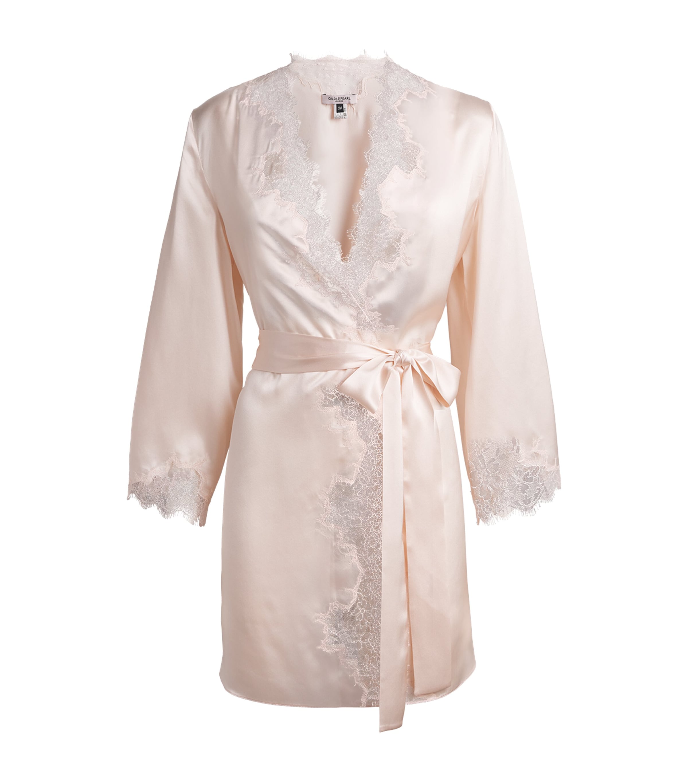 Gilda & Pearl Womens Silk In Dreams Short Robe Petale Image 1