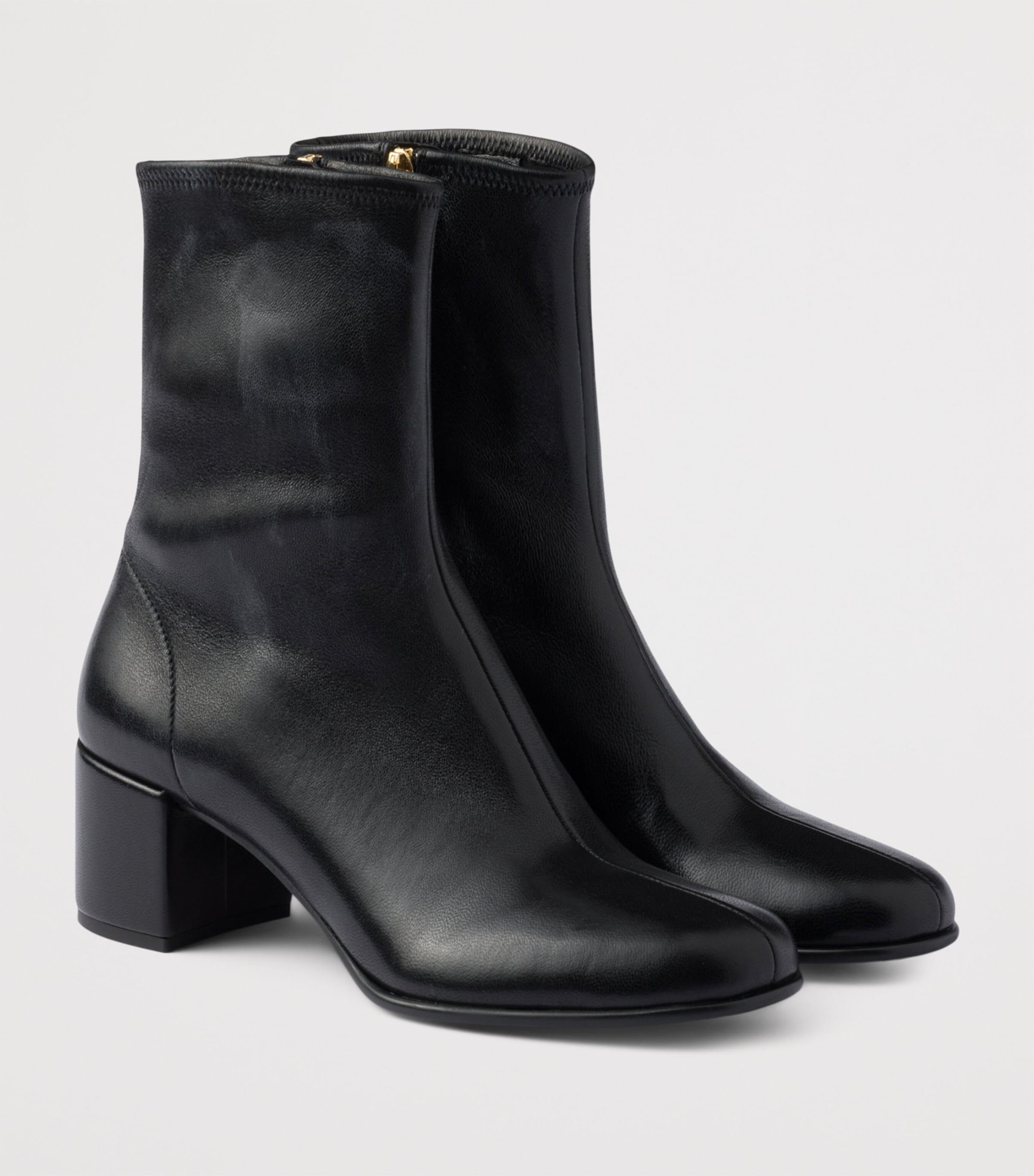 Nappa Leather Stretch Booties Ankle Boots 55 F0002 Image 2