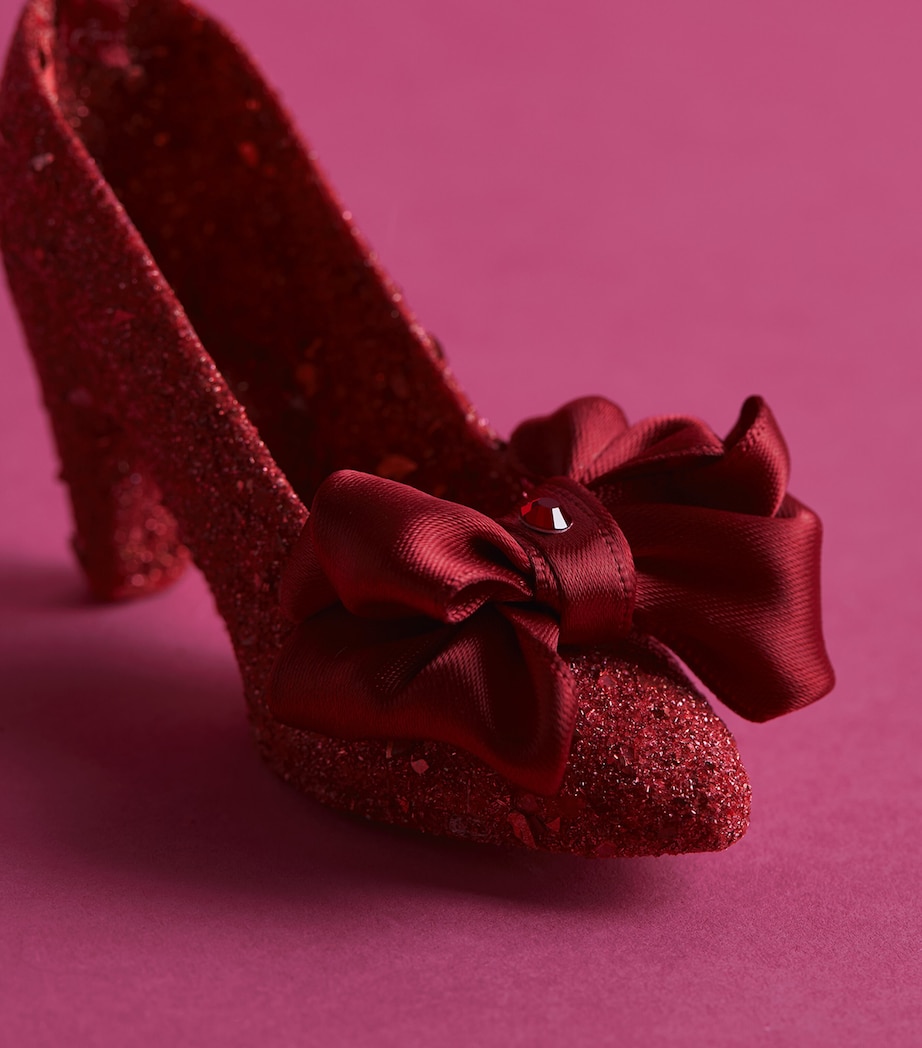 Harrods Crystal-Embellished High Heel Tree Decoration Red Image 2