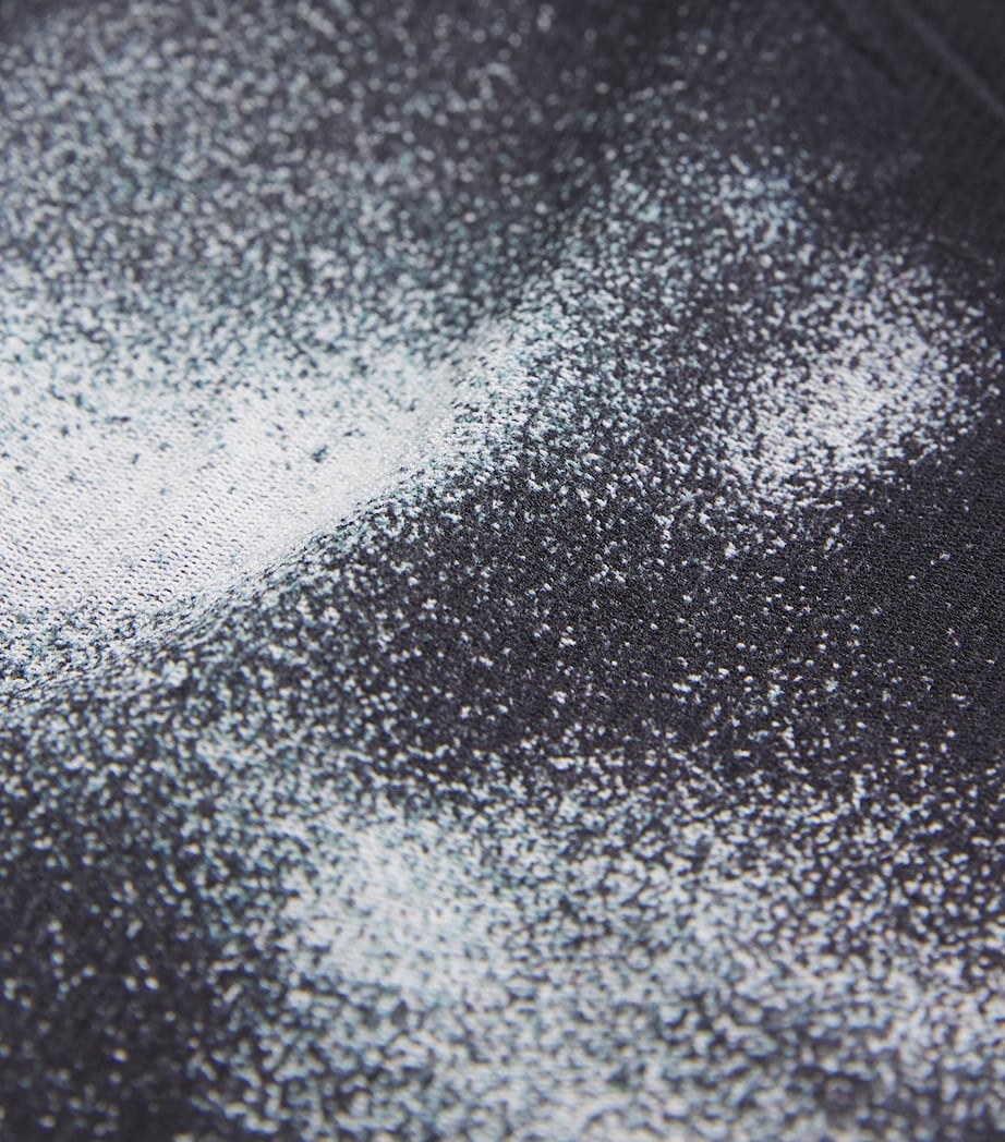 Tulle Body Dust Top 0091-BLACK/SILVER Image 5