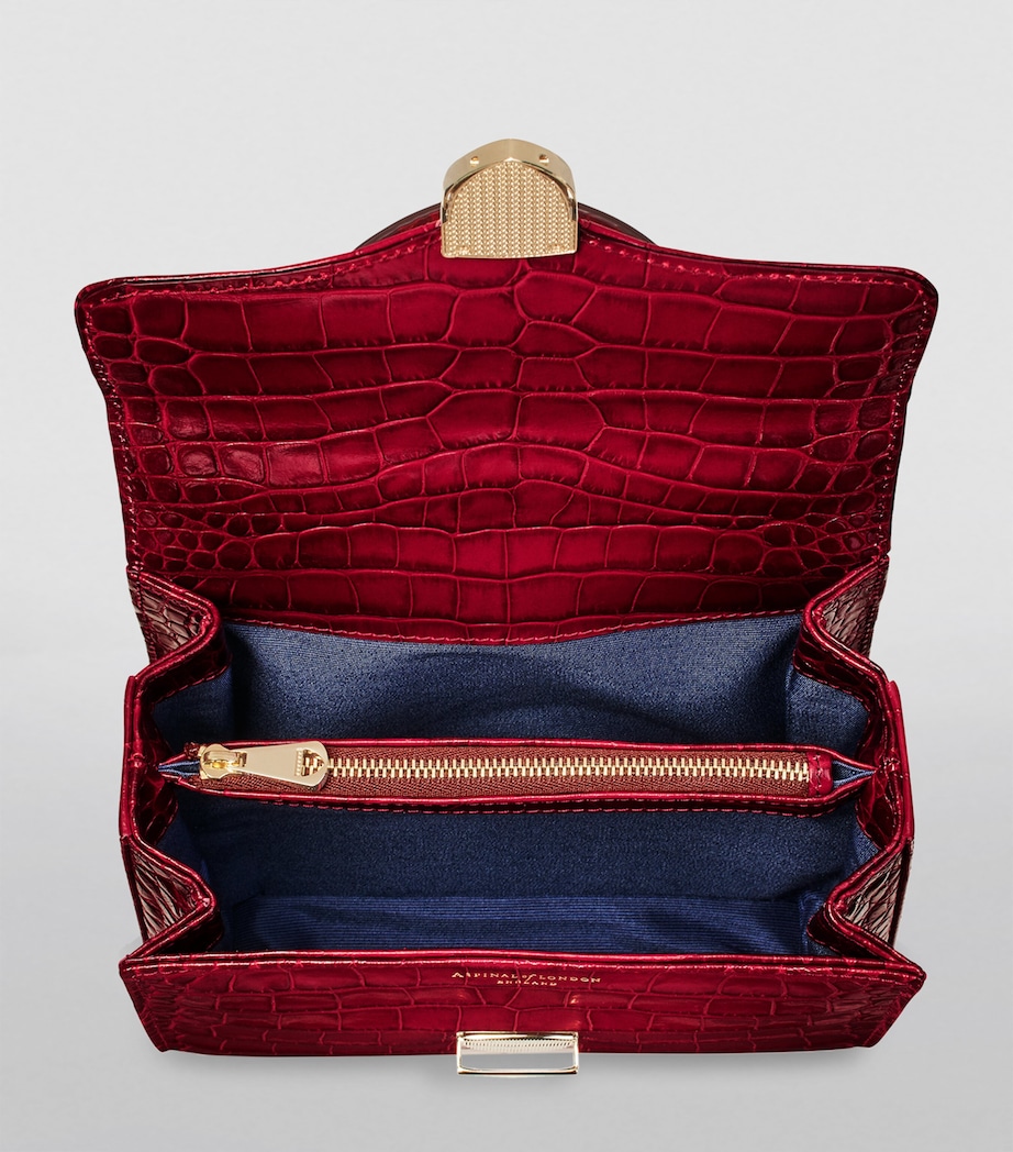 Midi Mayfair Top-Handle Bag CHERRY OMBRE Image 4