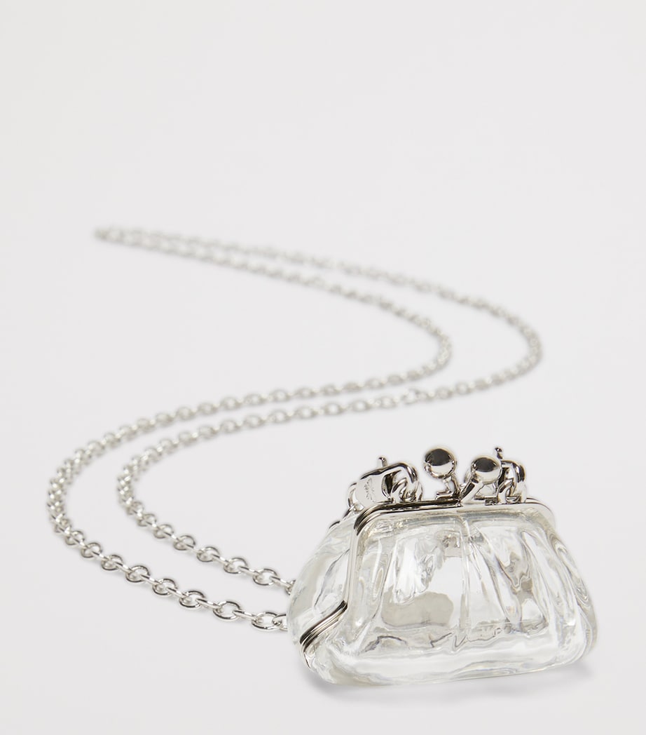 Weekend Max Mara Pasticcino Bag Pendant Necklace Transparent Image 3