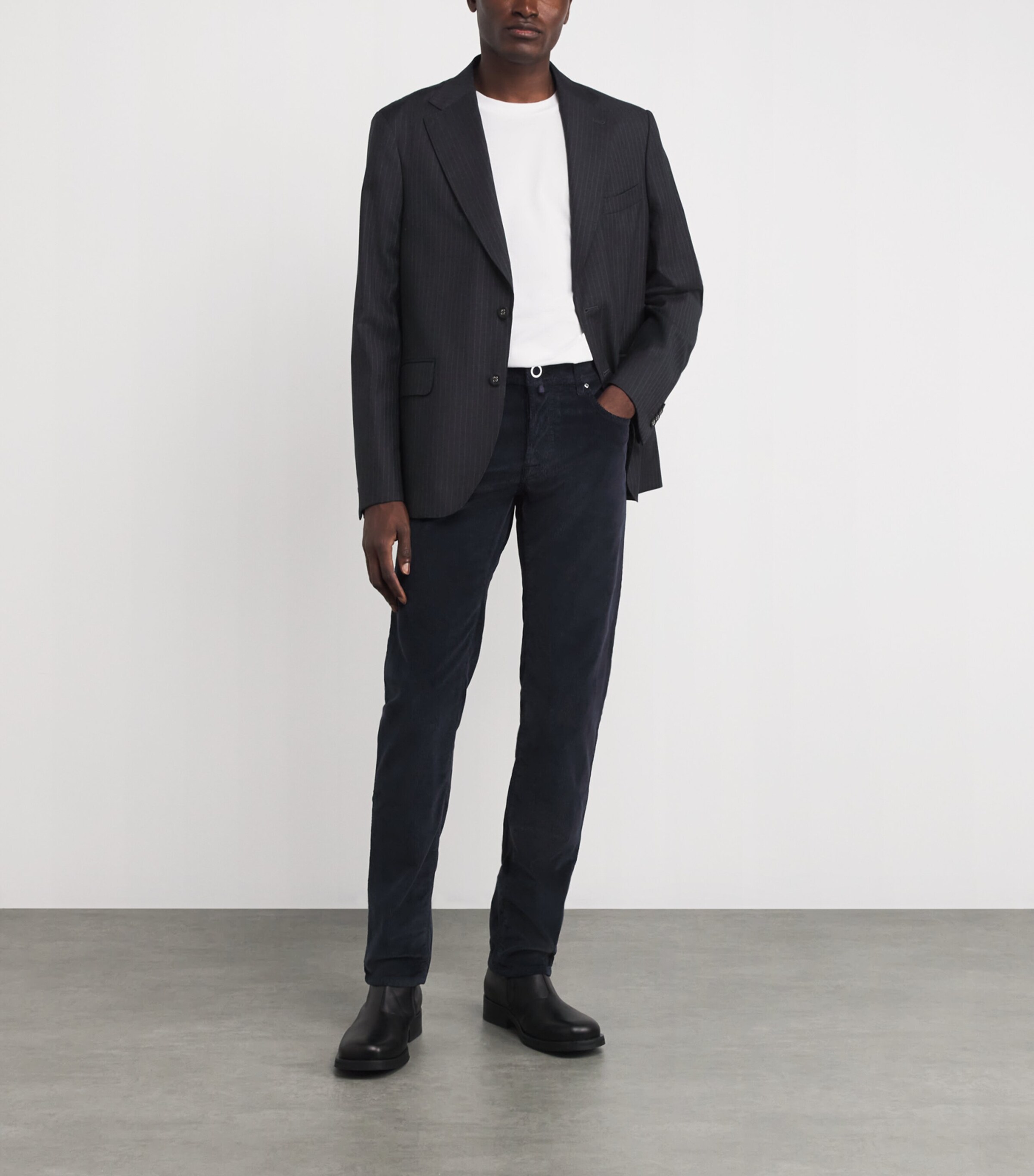 JACOB COHËN Mens Stretch Corduroy Bard Slim Jeans Image 2