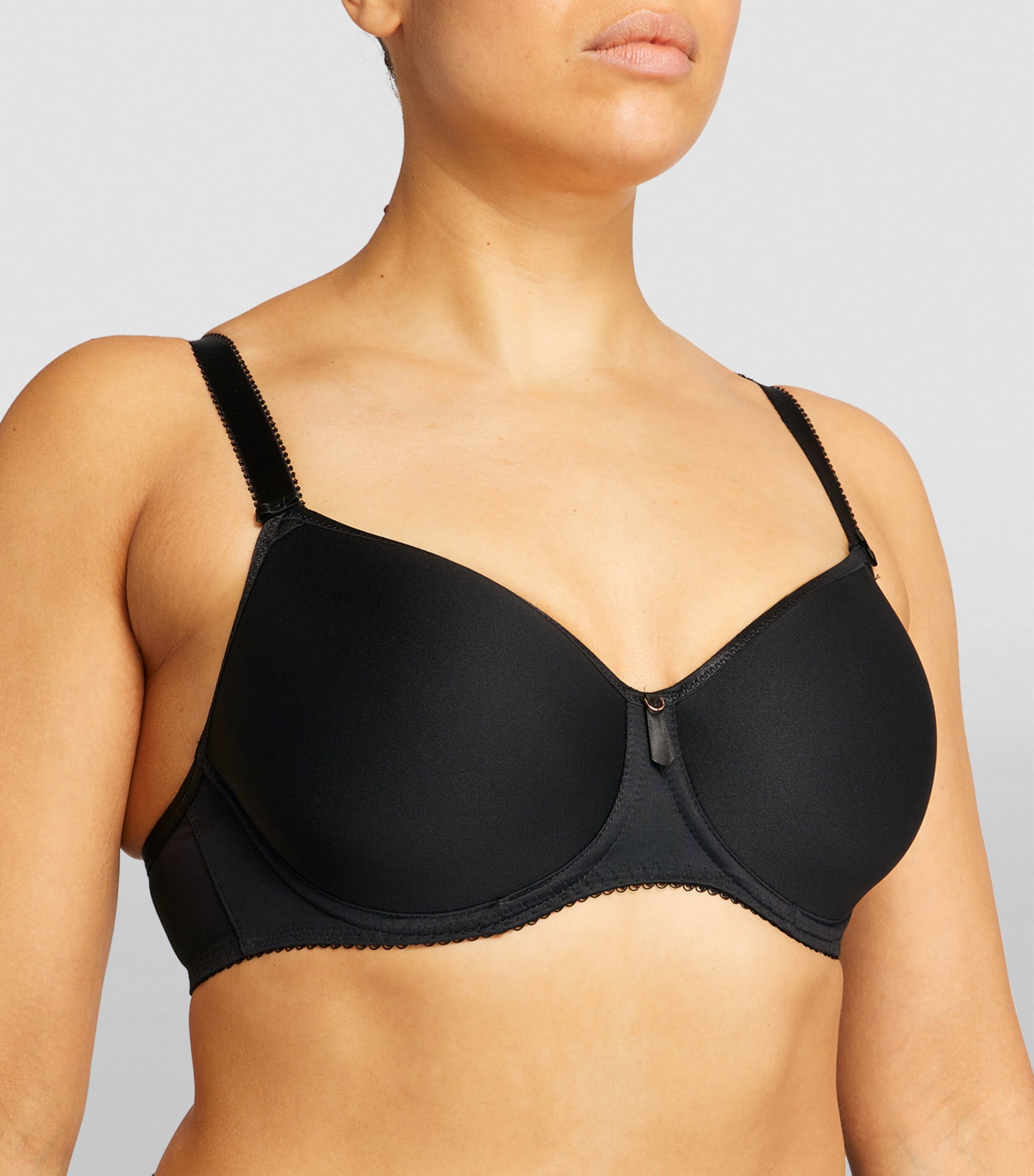 Fantasie Womens Rebecca Essentials Spacer Moulded Bra Black Image 2