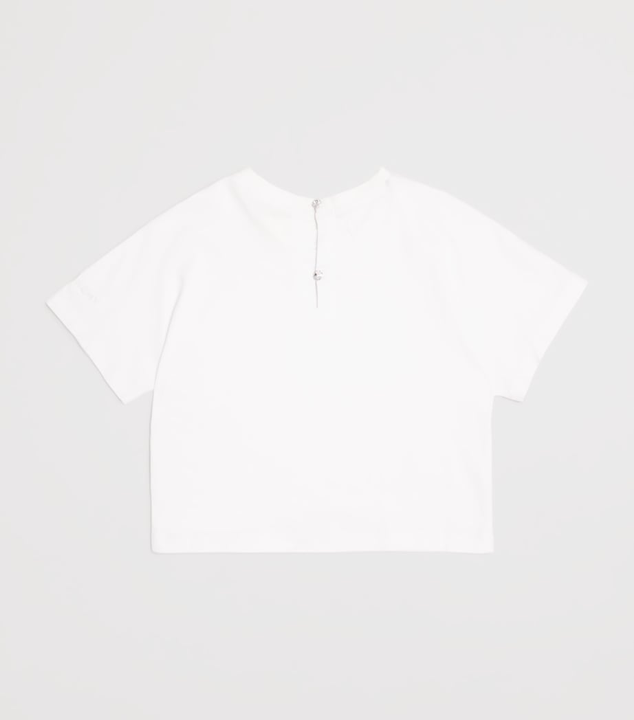 Crystal-Embellished T-Shirt (4-12+ Years) H31228/10PWHITE Image 2