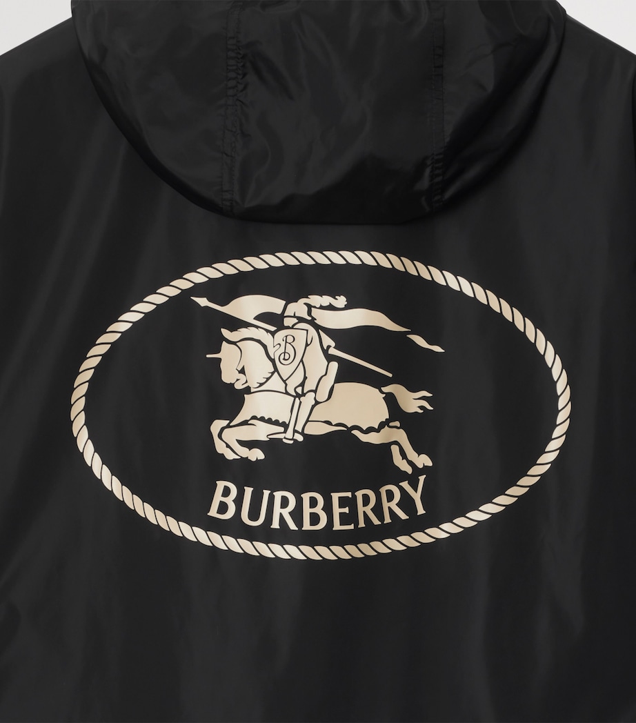 Burberry Mens Knight Stamp Jacket Black Image 5