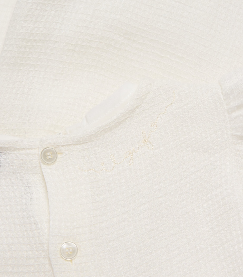 Linen Button-Up Dress (6-36 Months) 100 MILK Image 3