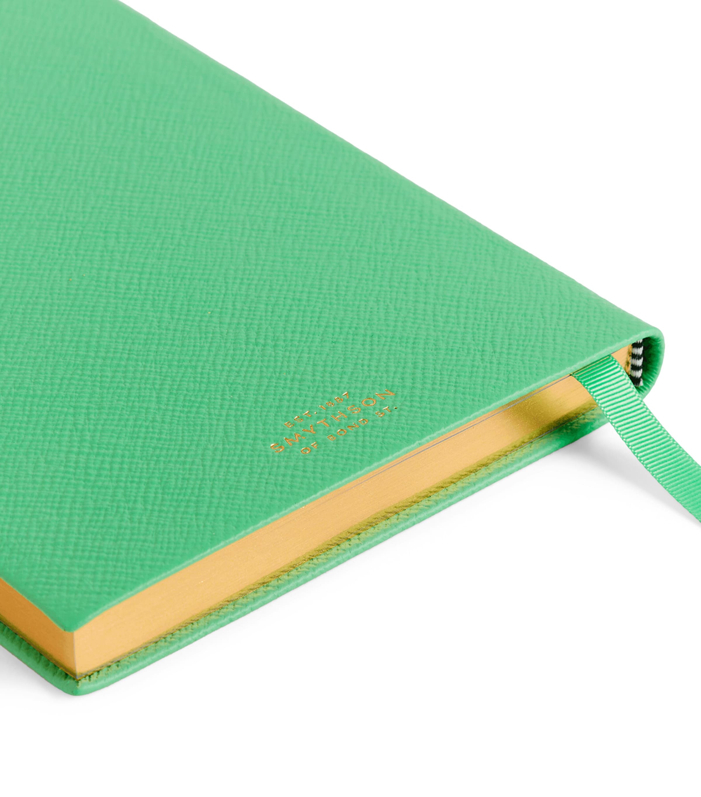 Smythson Leather Soho Notebook Shamrock Image 4