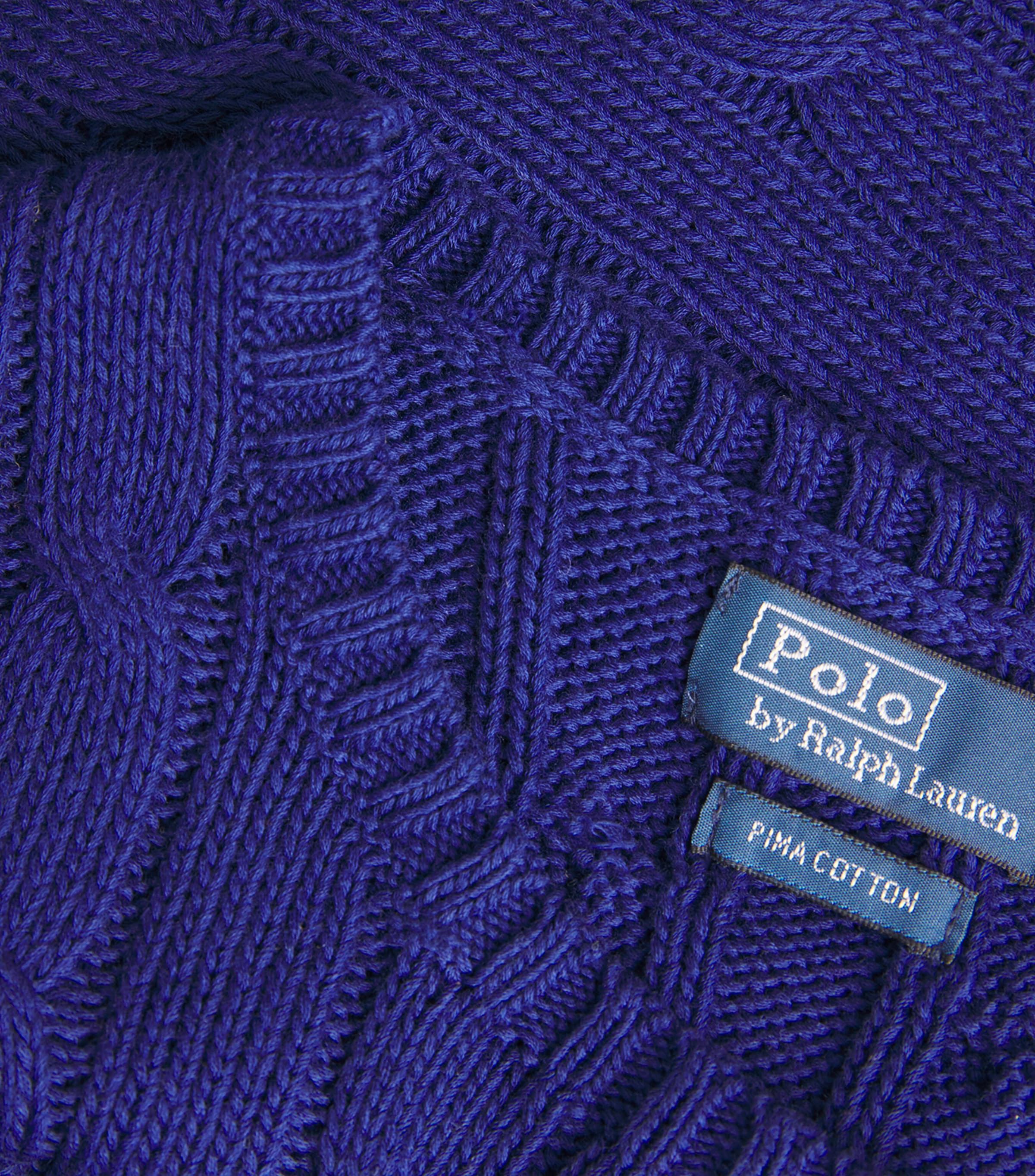 Cotton Cable-Knit Julianna Sweater FALL ROYAL Image 5