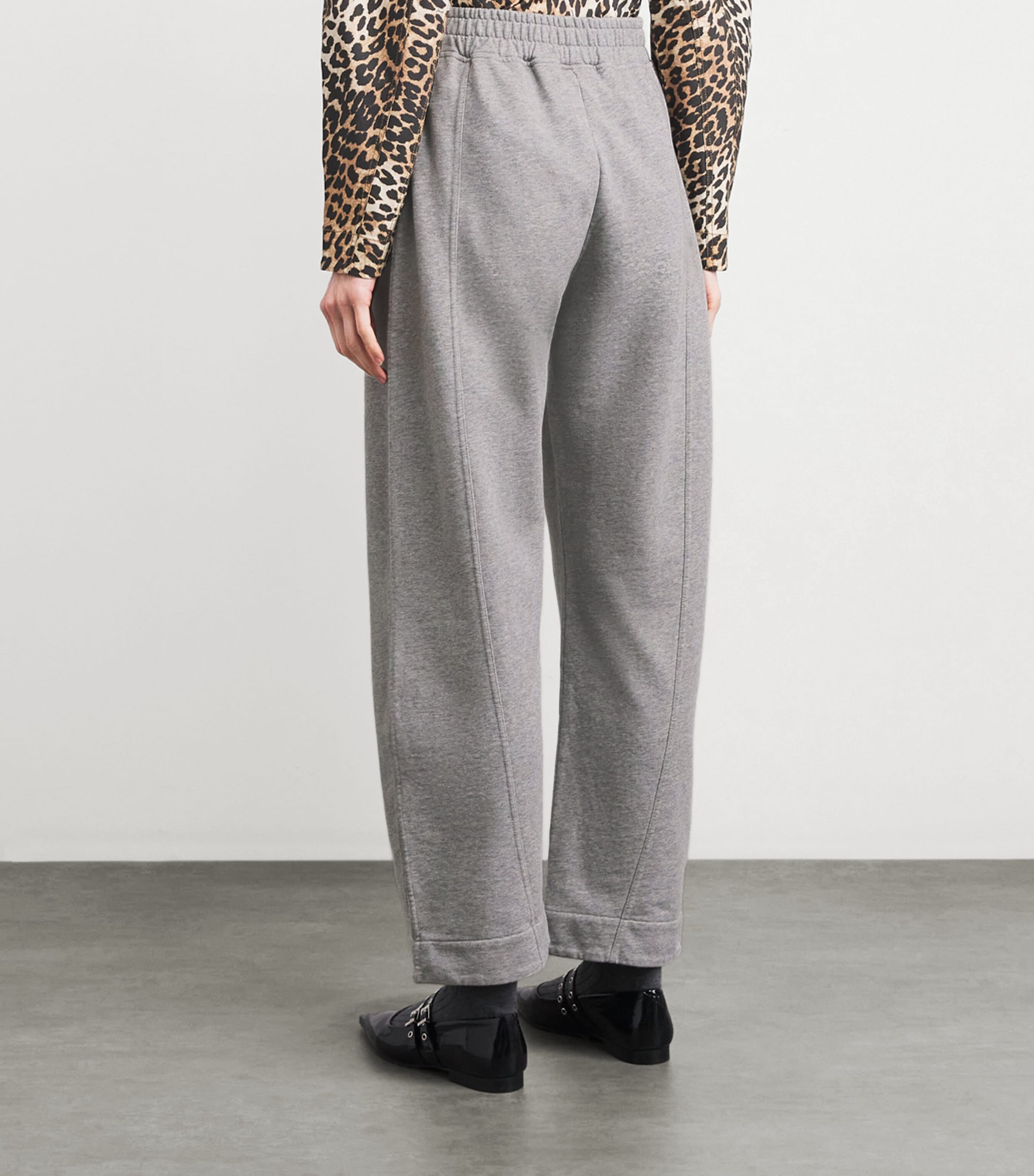 Organic Cotton Wide-Leg Sweatpants 920 PALOMA Image 4