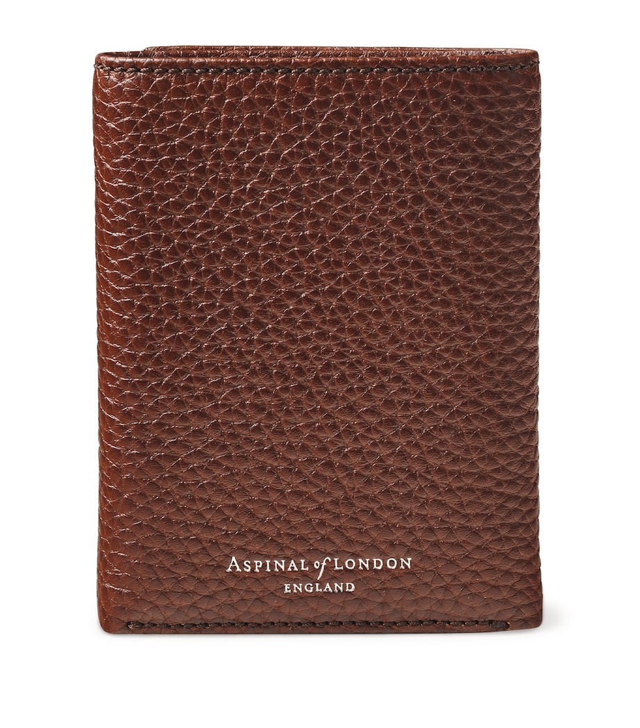 Leather Trifold Wallet TOBACCO Image 2