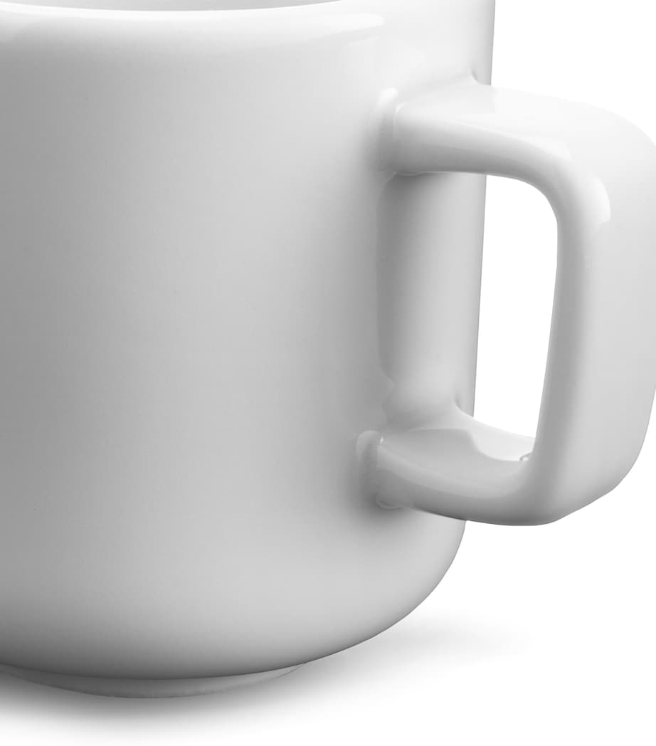 Set of 2 Porcelain Collective Espresso Cups (75ml) WHITE Image 3